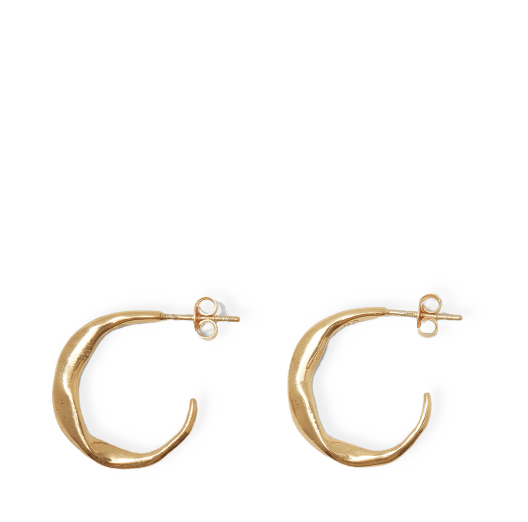 Molded Organic Hoop Earring Midi från Cornelia Webb
