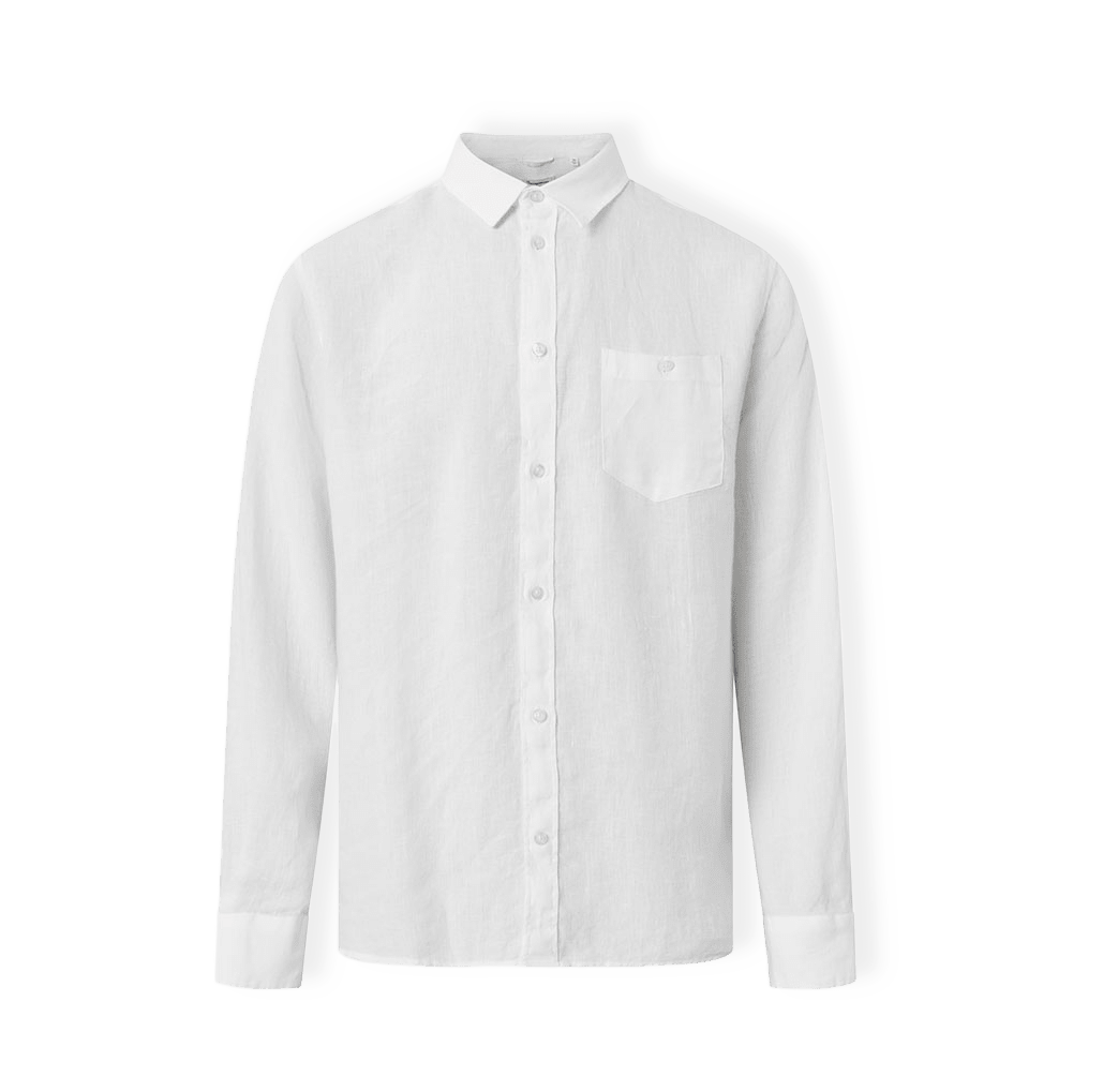 Regular linen shirt från Knowledge Cotton Apparel