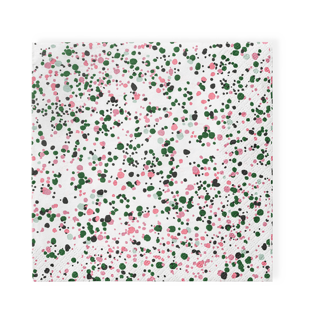OTC pappersservett 33cm Helle rosa-grön från Iittala