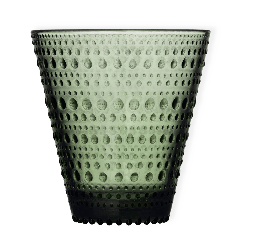Kastehelmi dricksglas 30cl tallgrön 2st från Iittala