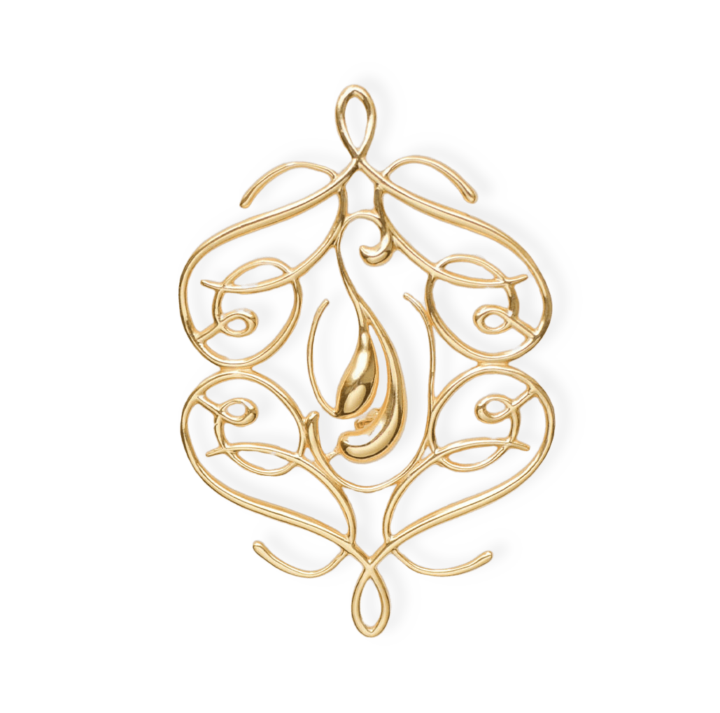Ophelia Brooche Gold från Syster P