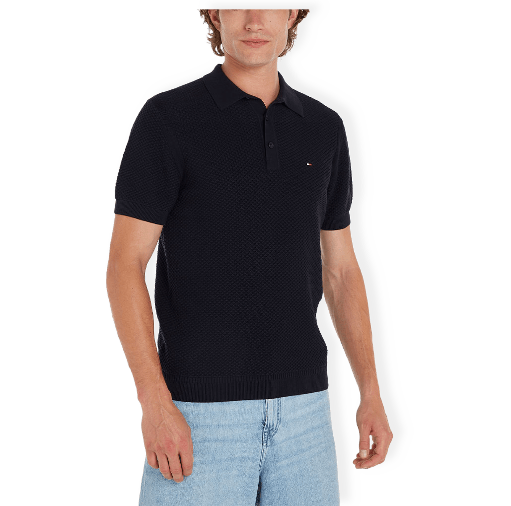 OVAL STRUCTURE SHORT-SLEEVED POLO från Tommy Hilfiger