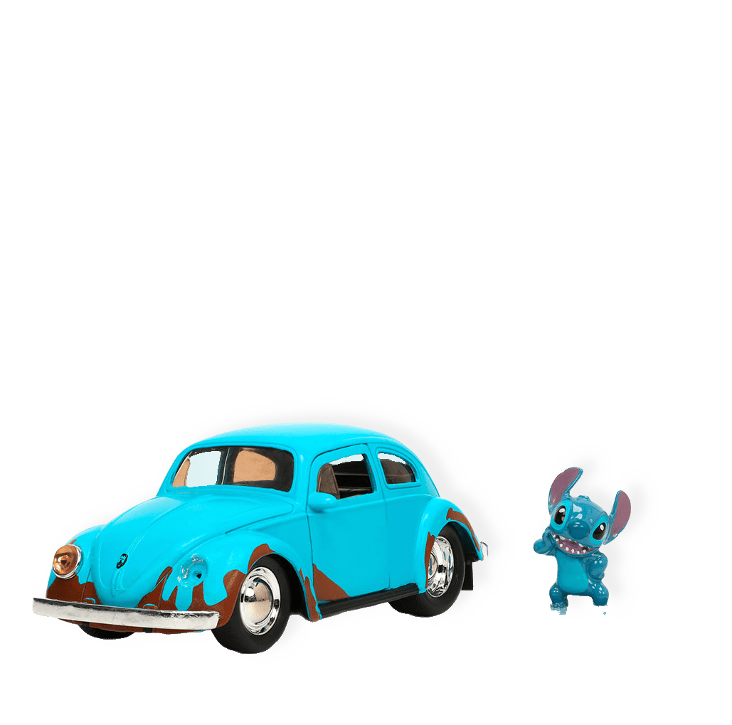 Disney Lilo & Stitch 1959 VW Bubbla med Stitch Figur 1:32 från Disney