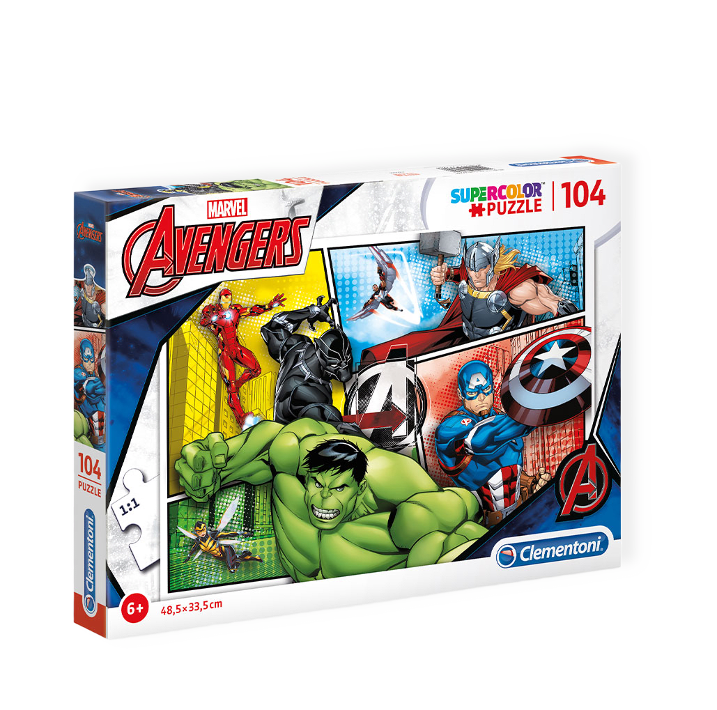 104 pcs Puzzles Kids Avengers från Clementoni