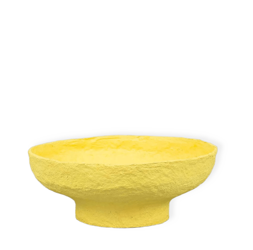PAPIER Skål, gul från A World of Craft