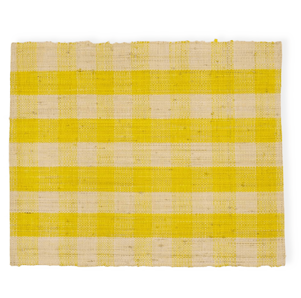 RAFFIA Tablett, natur/gul från A World of Craft
