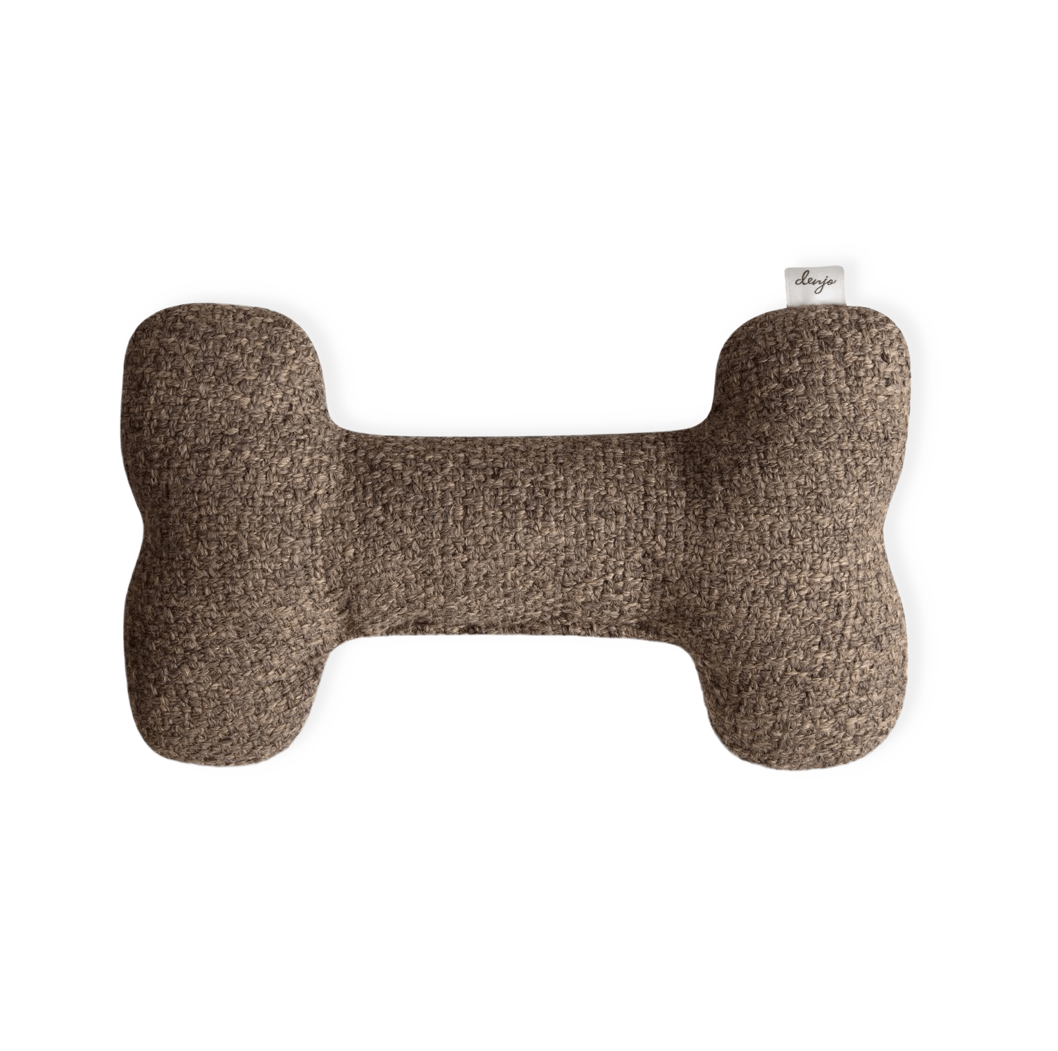 Hundleksak Pluto Bone Recycled Brun från Denjo Dogs