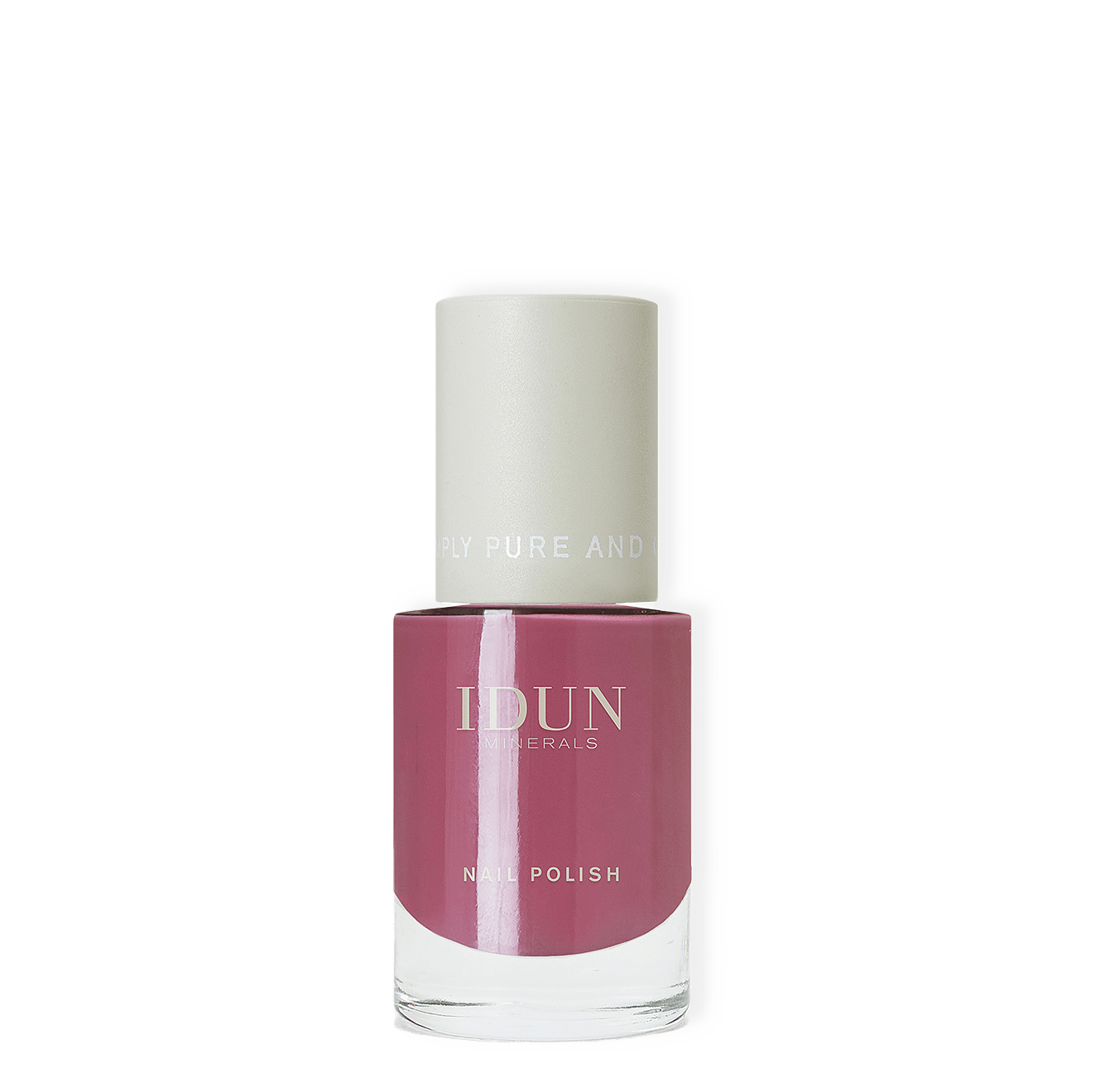 Nail Polish Rodonit Deep Mauve Pink från IDUN Minerals