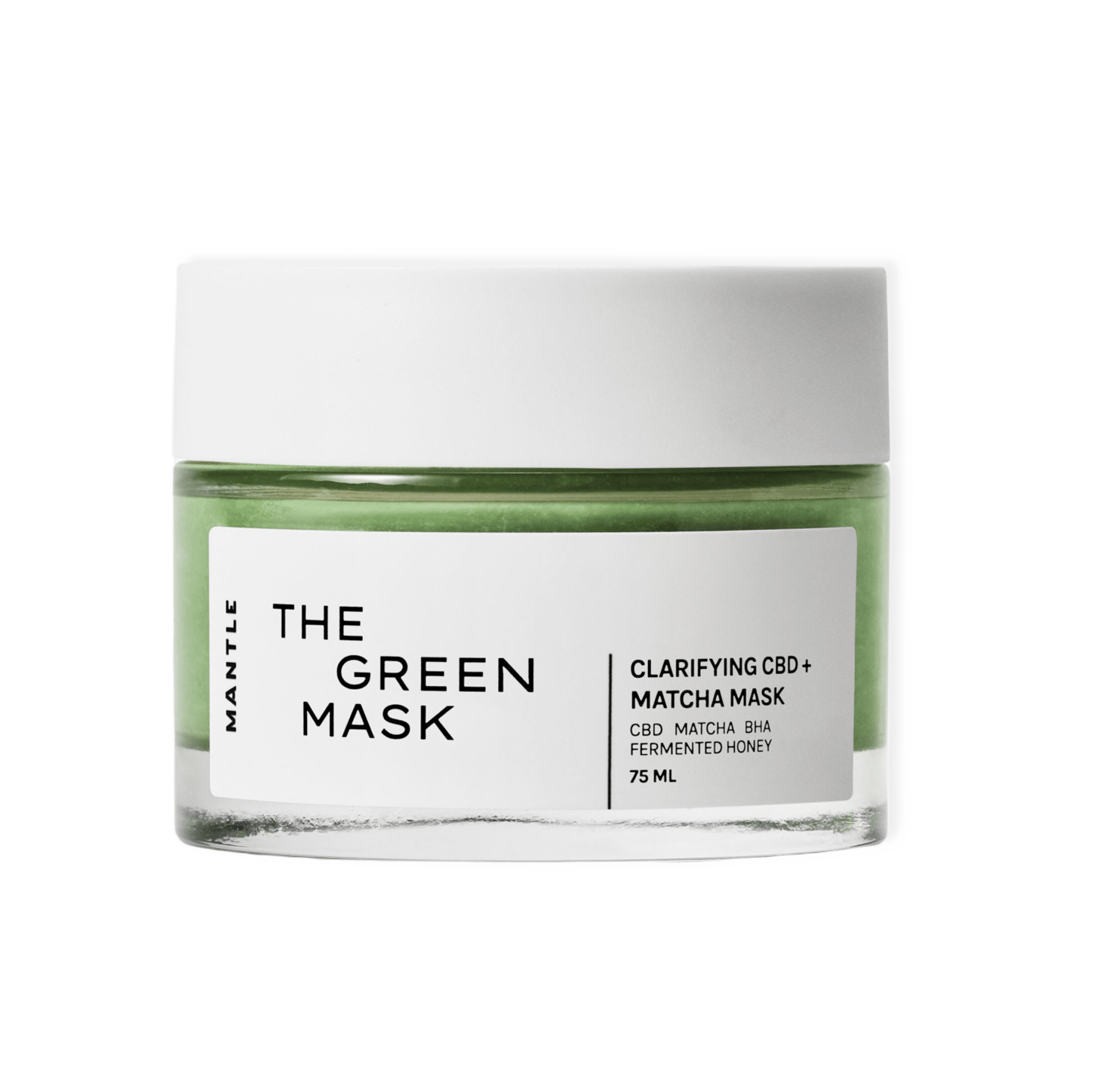 The Green Mask – Clarifying + non-drying matcha CBD mask från Mantle