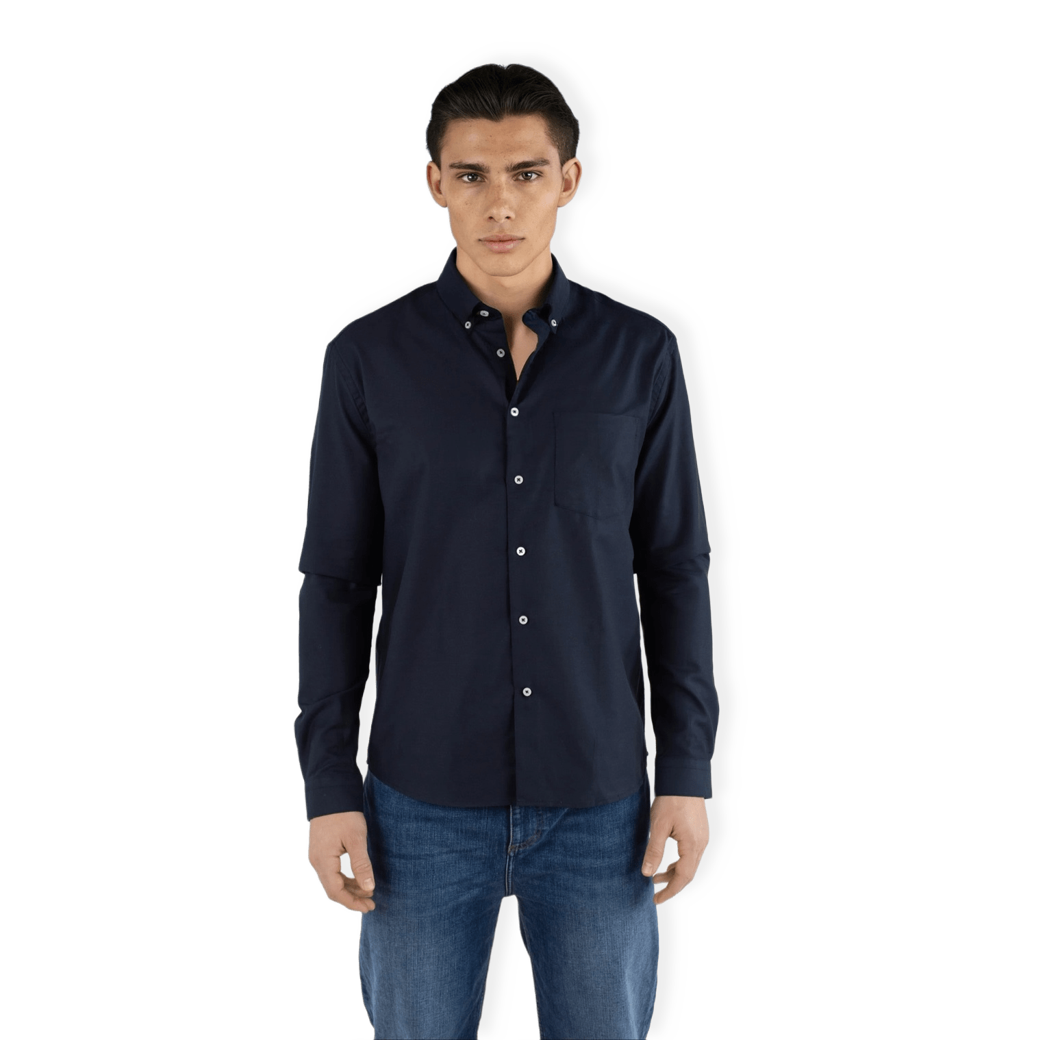 Mika Straight Shirt - Blue från Ciszere