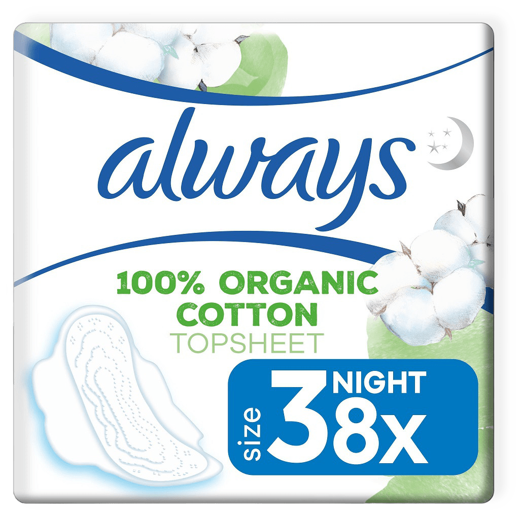 Cotton Protection Ultra Natt Bindor Med Vingar St 8 från Always