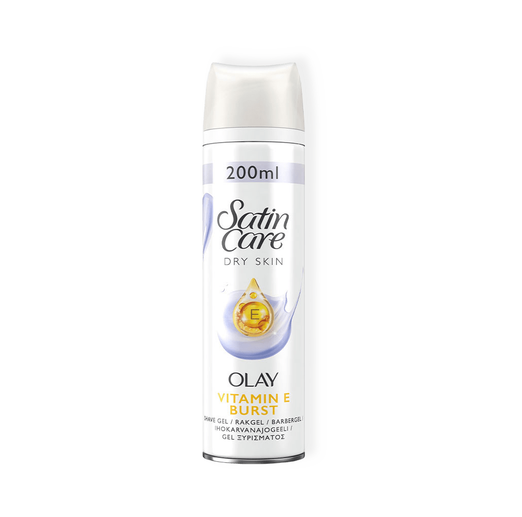 Satin Care Dry Skin Olay Vitamin E  Rakgel, 200 ml från Venus