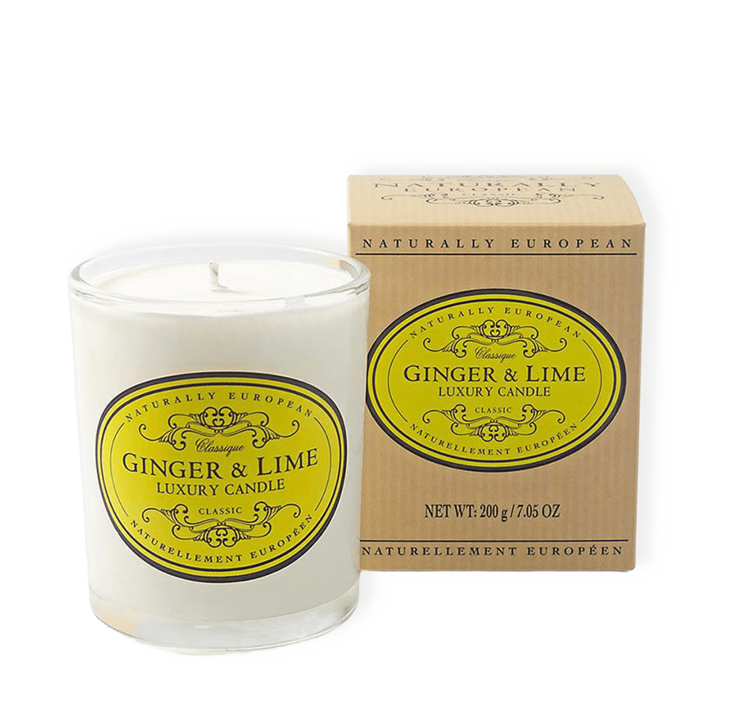 Ginger & Lime Scented Candle från Naturally European