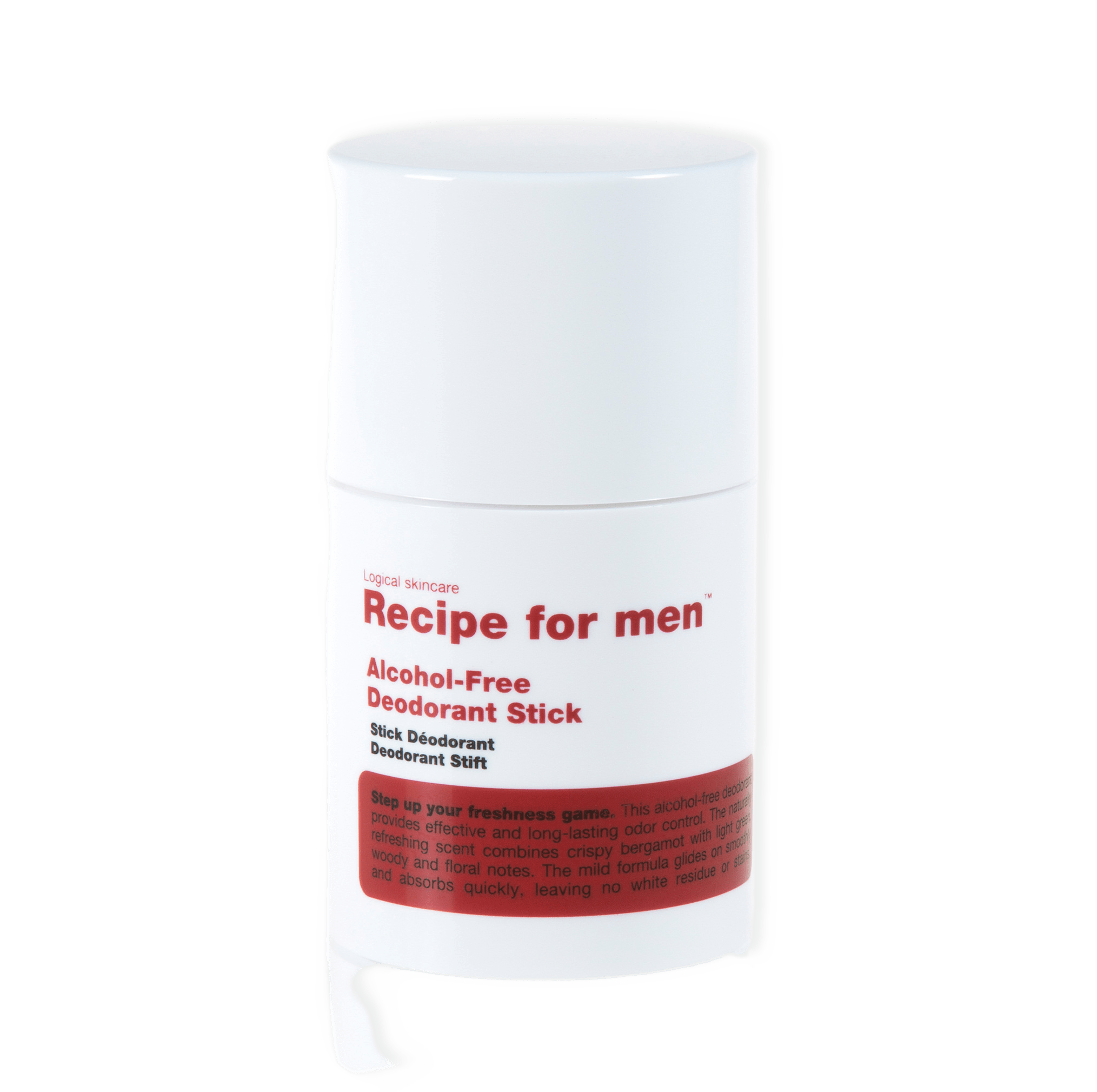 Alcohol-Free Deodorant Stick från Recipe For Men