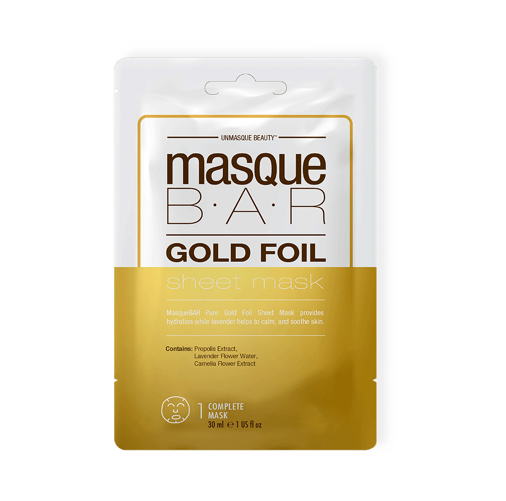 Foil Gold Sheet Mask från masque B.A.R