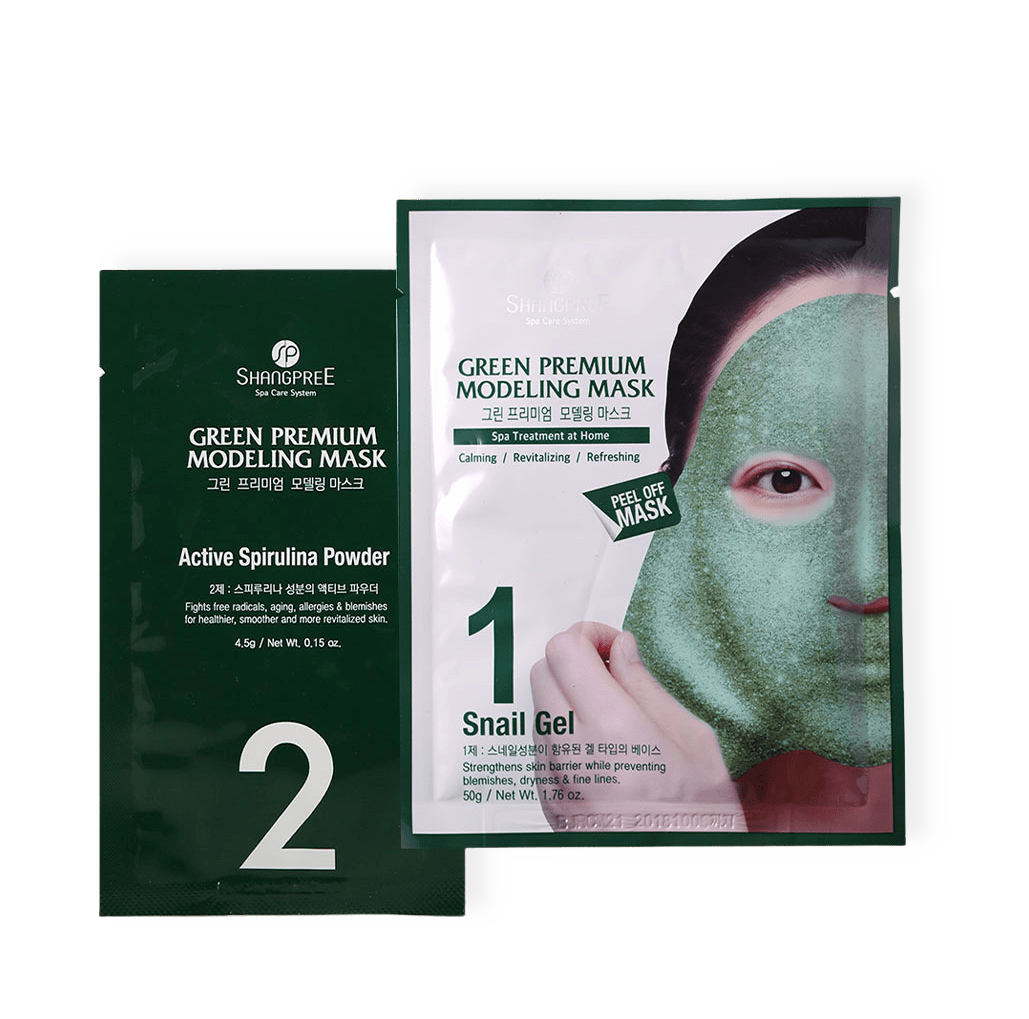 Green Premium Modeling Mask (Inclu. Bowl & Spatula) från Shangpree