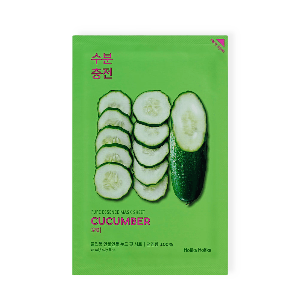 Pure Essence Mask Sheet - Cucumber från Holika Holika