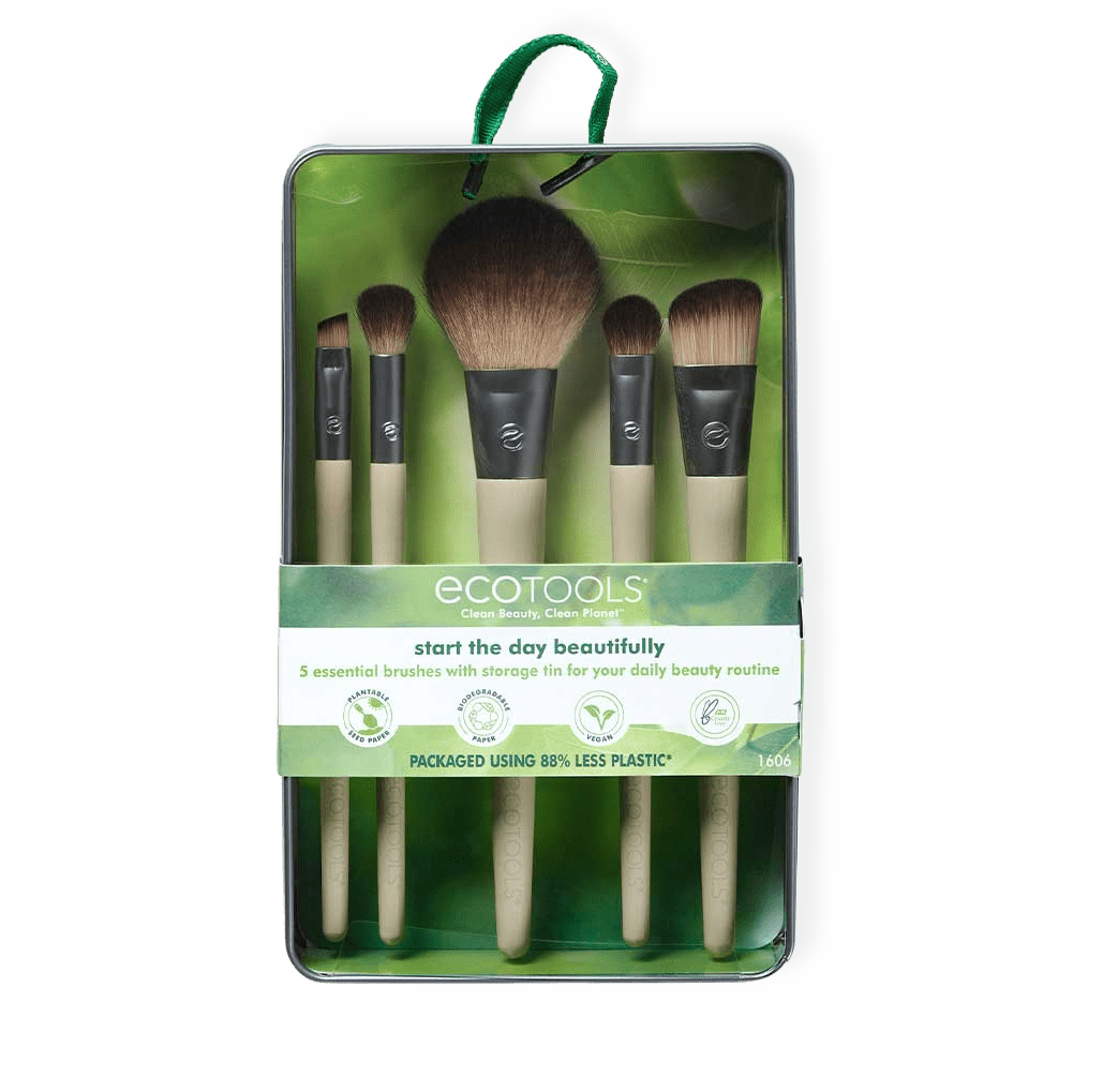 Start The Day Beautifully Makeup brushes från Eco Tools