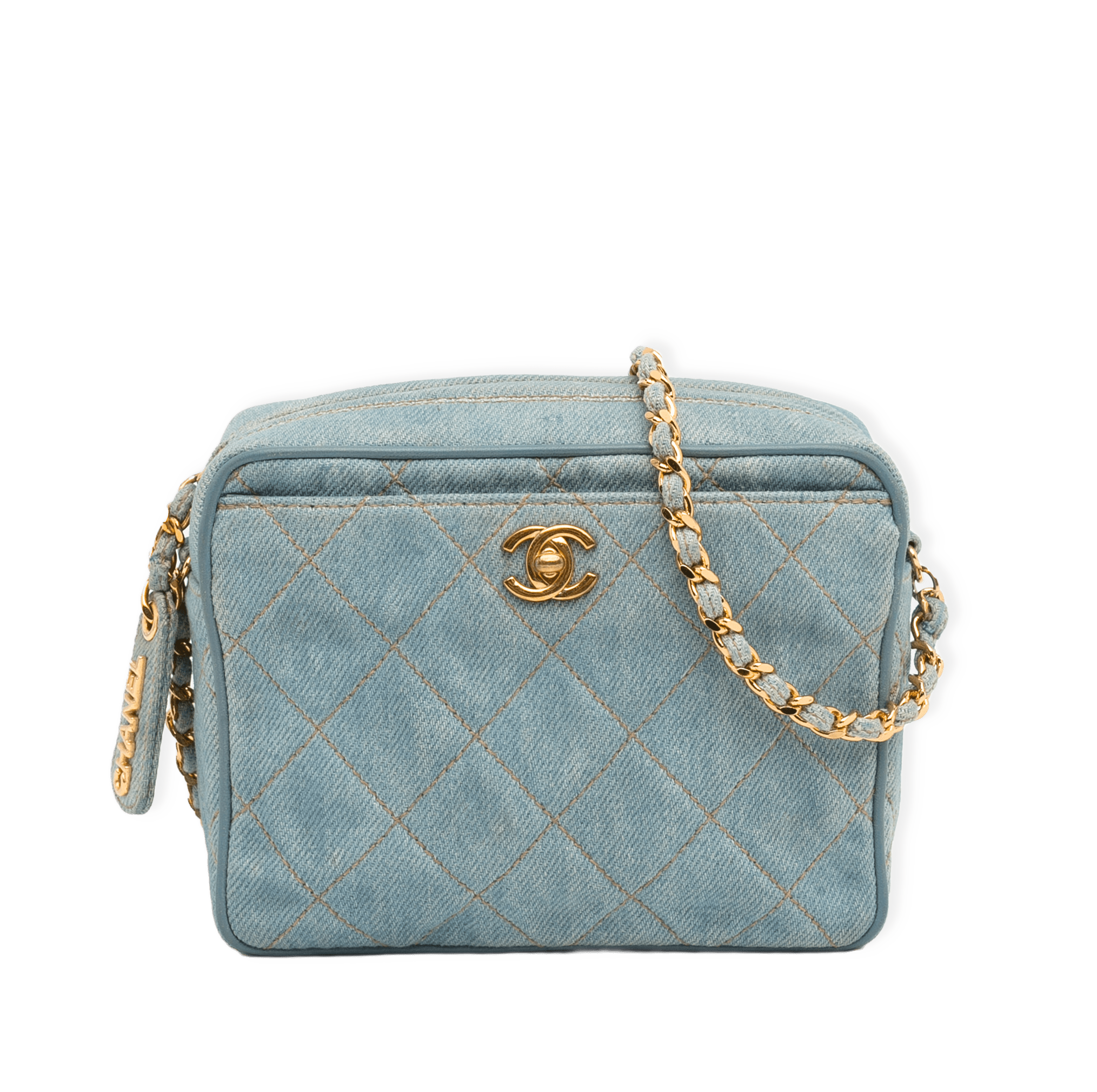 Chanel Cc Denim Crossbody Bag från Luxclusif