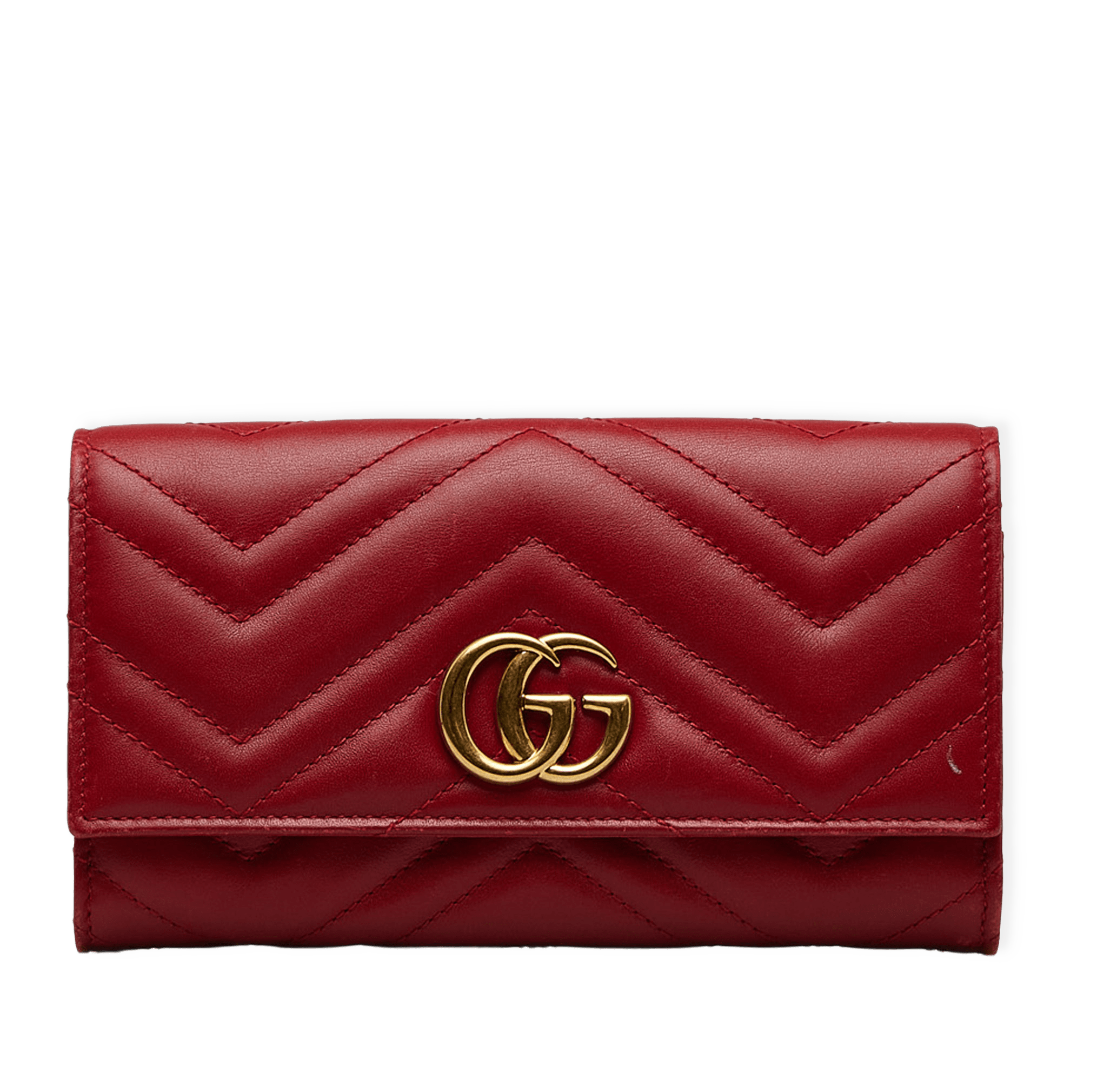 Gucci Gg Marmont Matelasse Long Wallet från Luxclusif