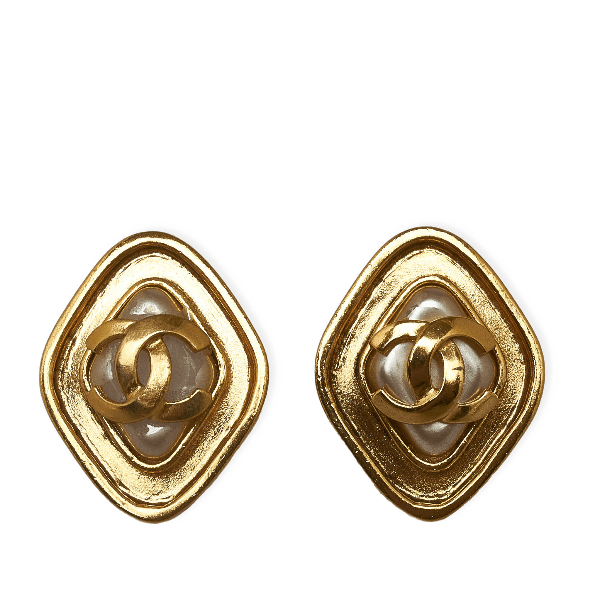Chanel Cc Clip-on Earrings från Luxclusif