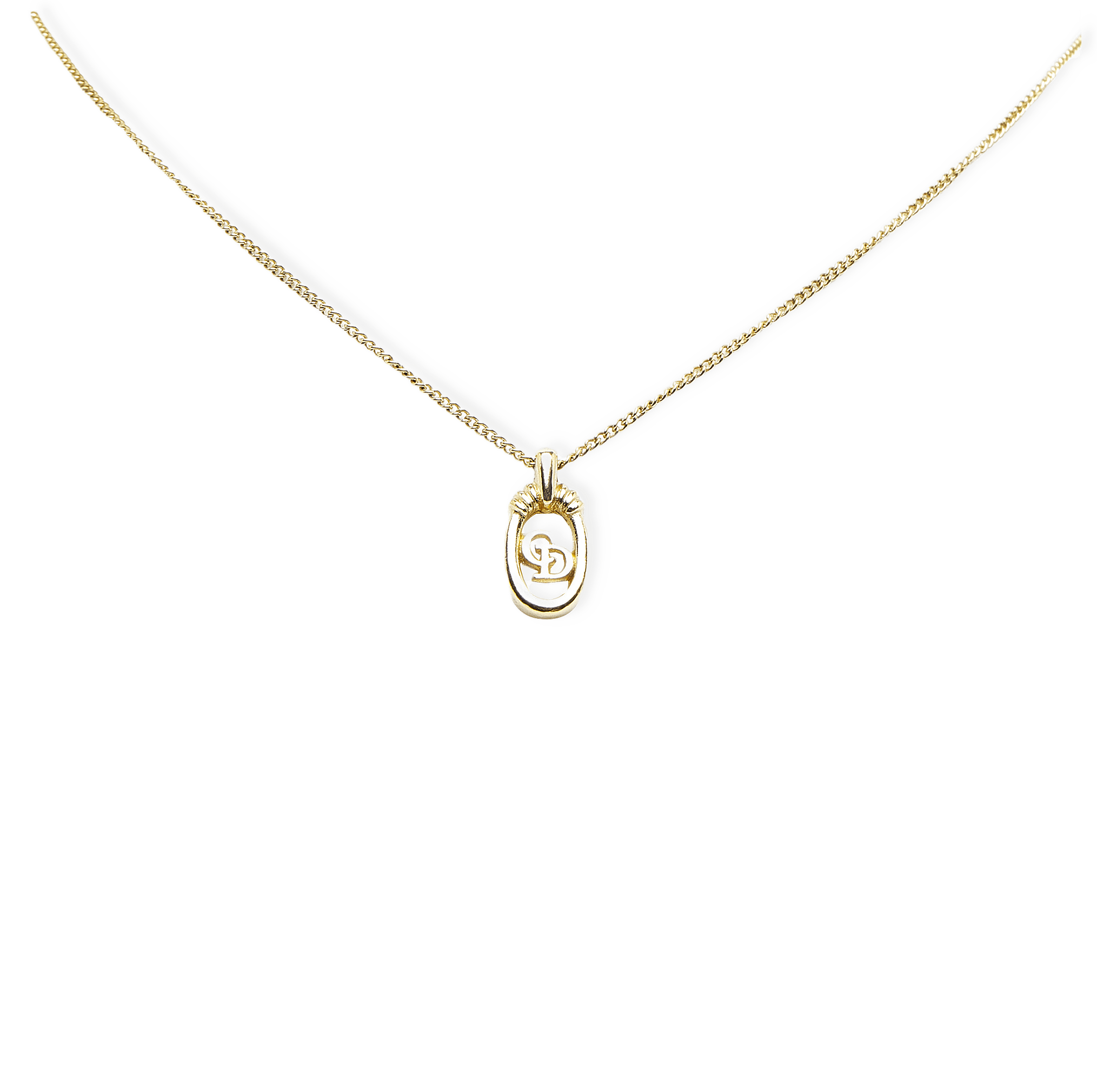 Dior Cd Pendant Necklace från Luxclusif