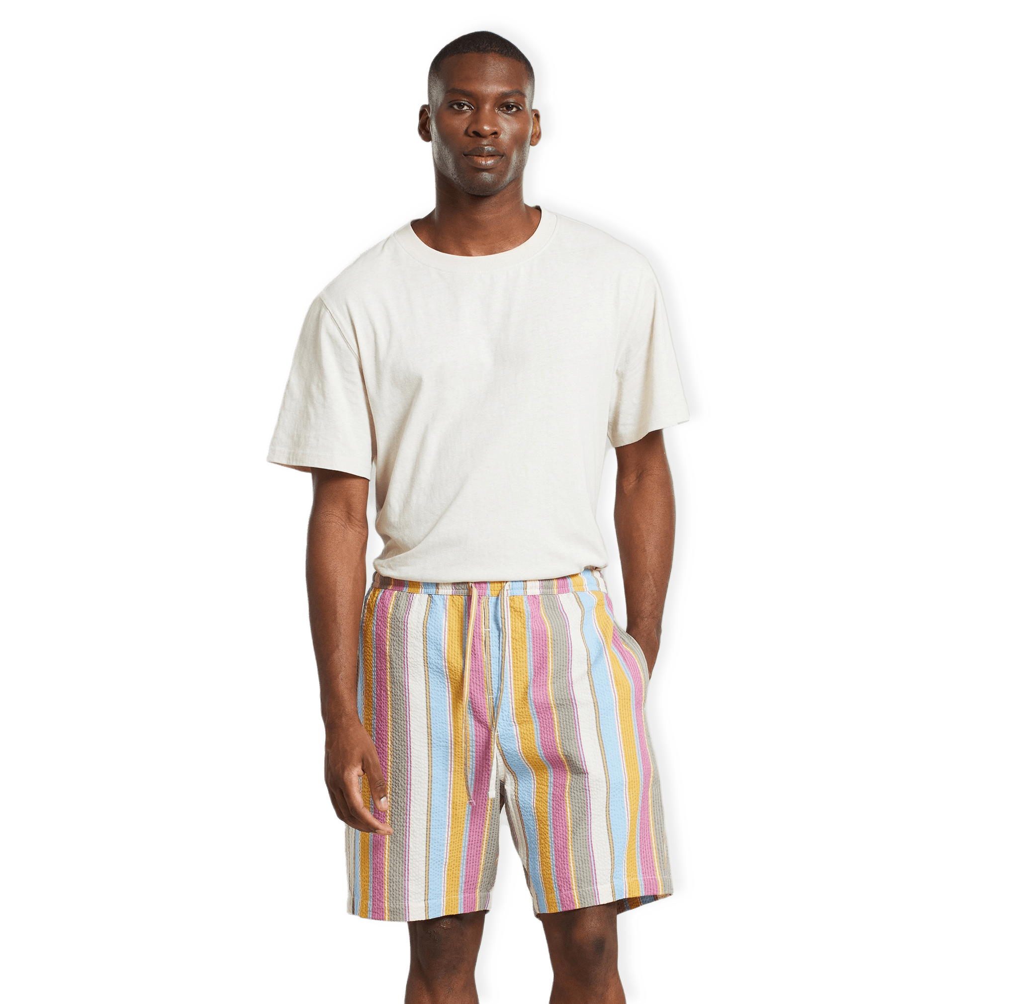 Shorts Vejle Club Stripe Multi Color från Dedicated