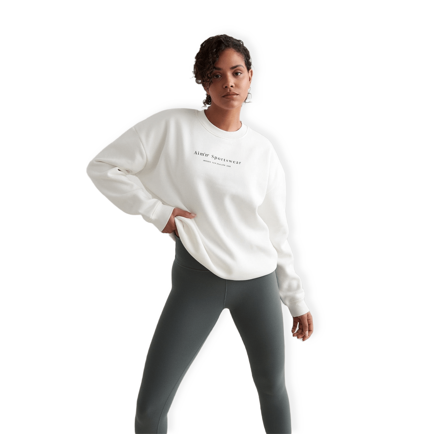 Off-white Serif Sweatshirt från aim'n