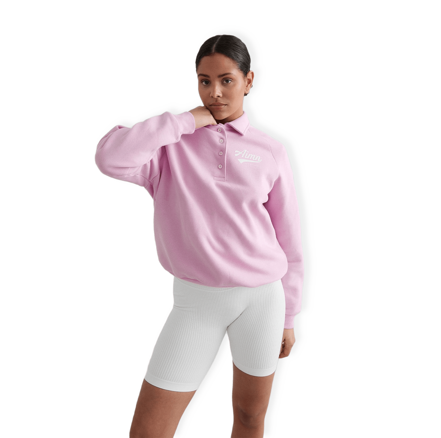 Cotton Candy Pitch Polo Sweatshirt från aim'n
