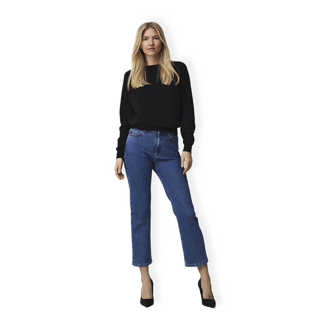 Natalia High-rise Straight-leg Jeans från Lexington