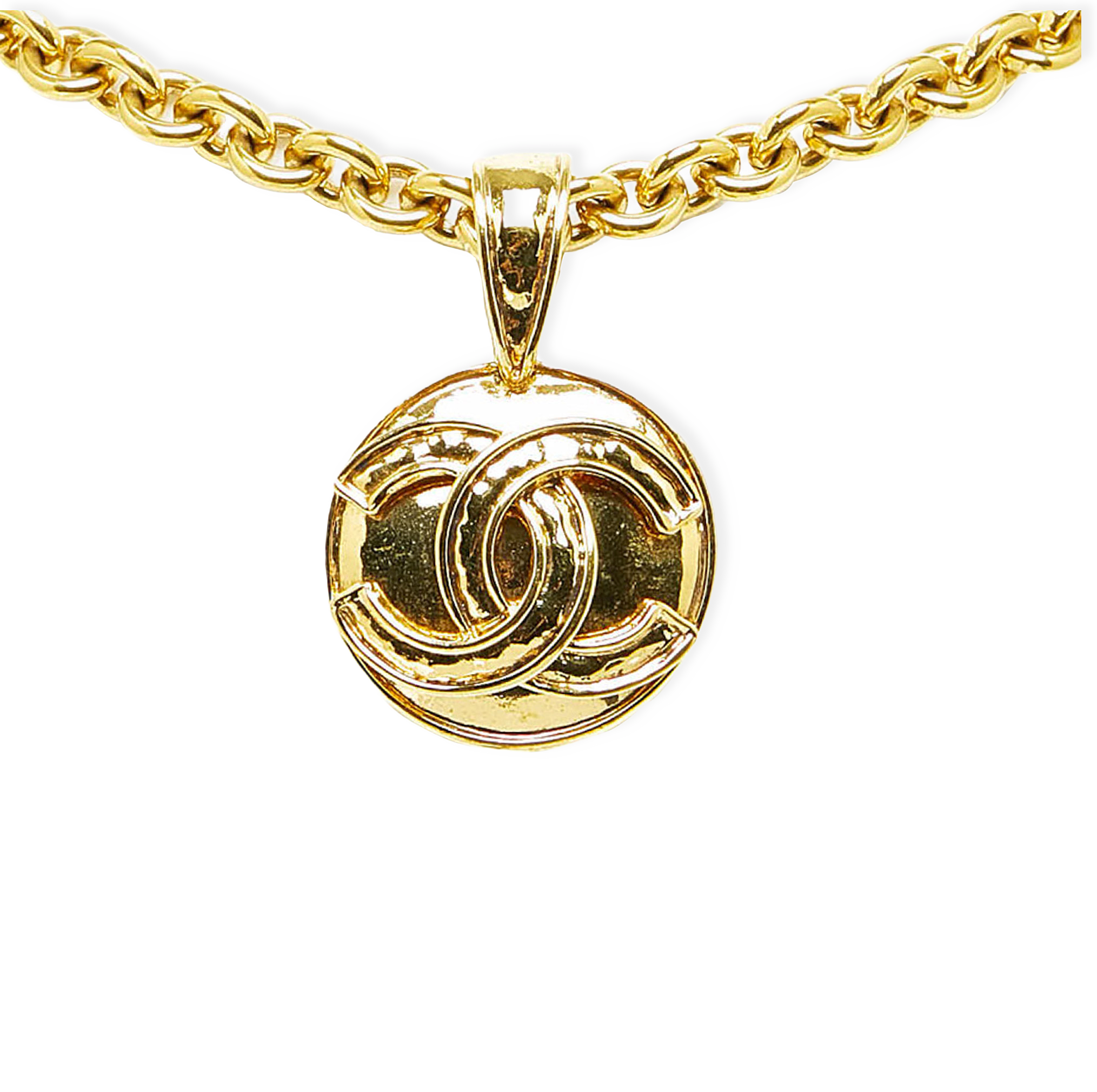 Chanel Cd Pendant Necklace från Luxclusif