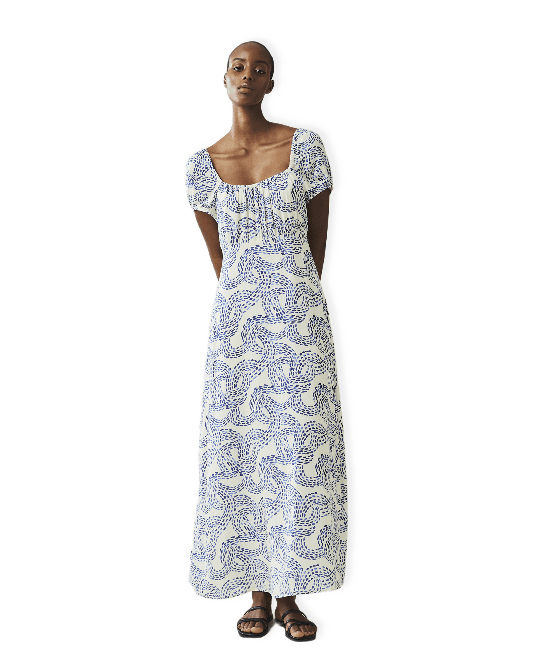 Abigail Dot Print Dress från Lexington