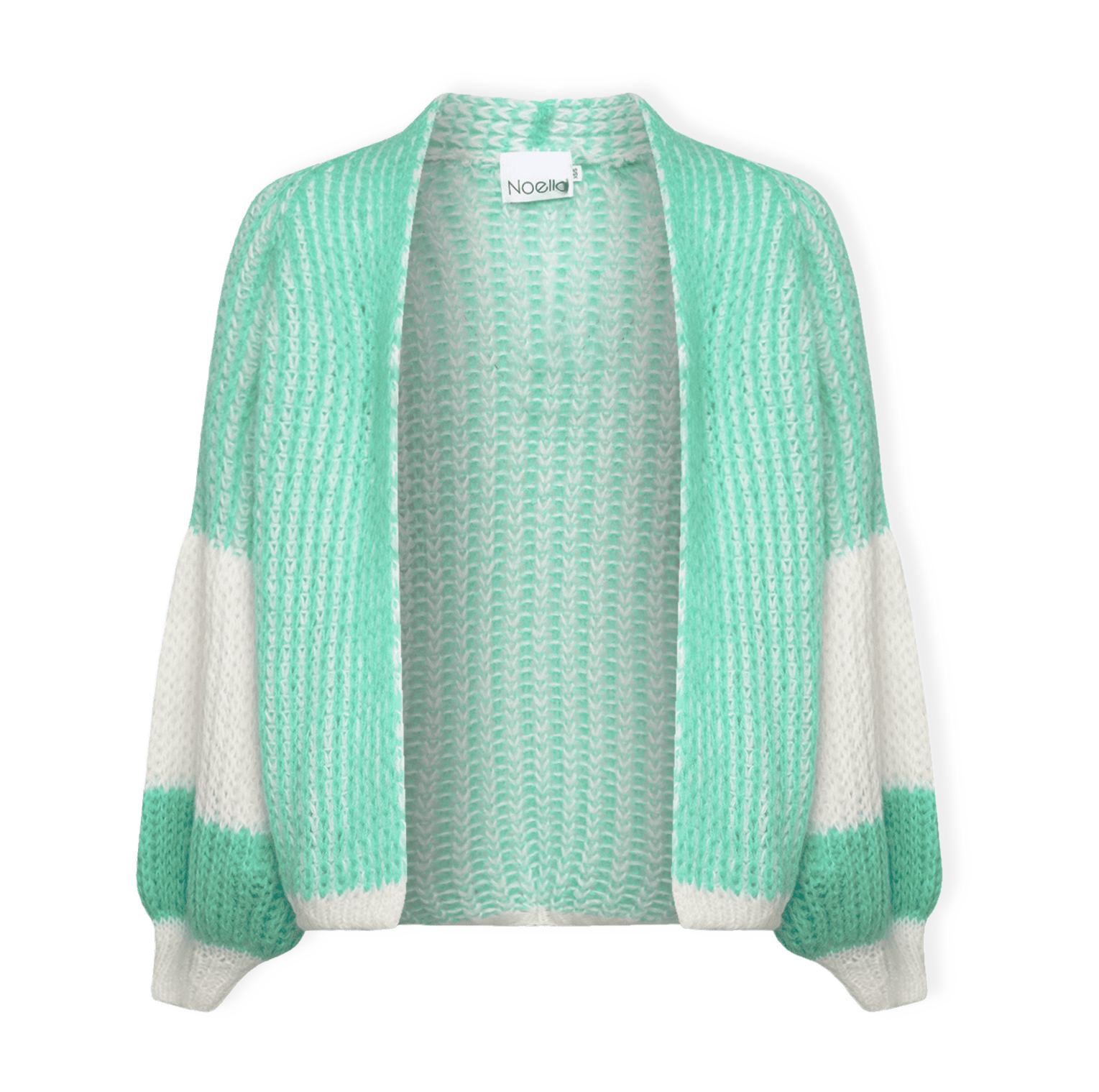 Liana Knit Cardigan - Mint/white från Noella