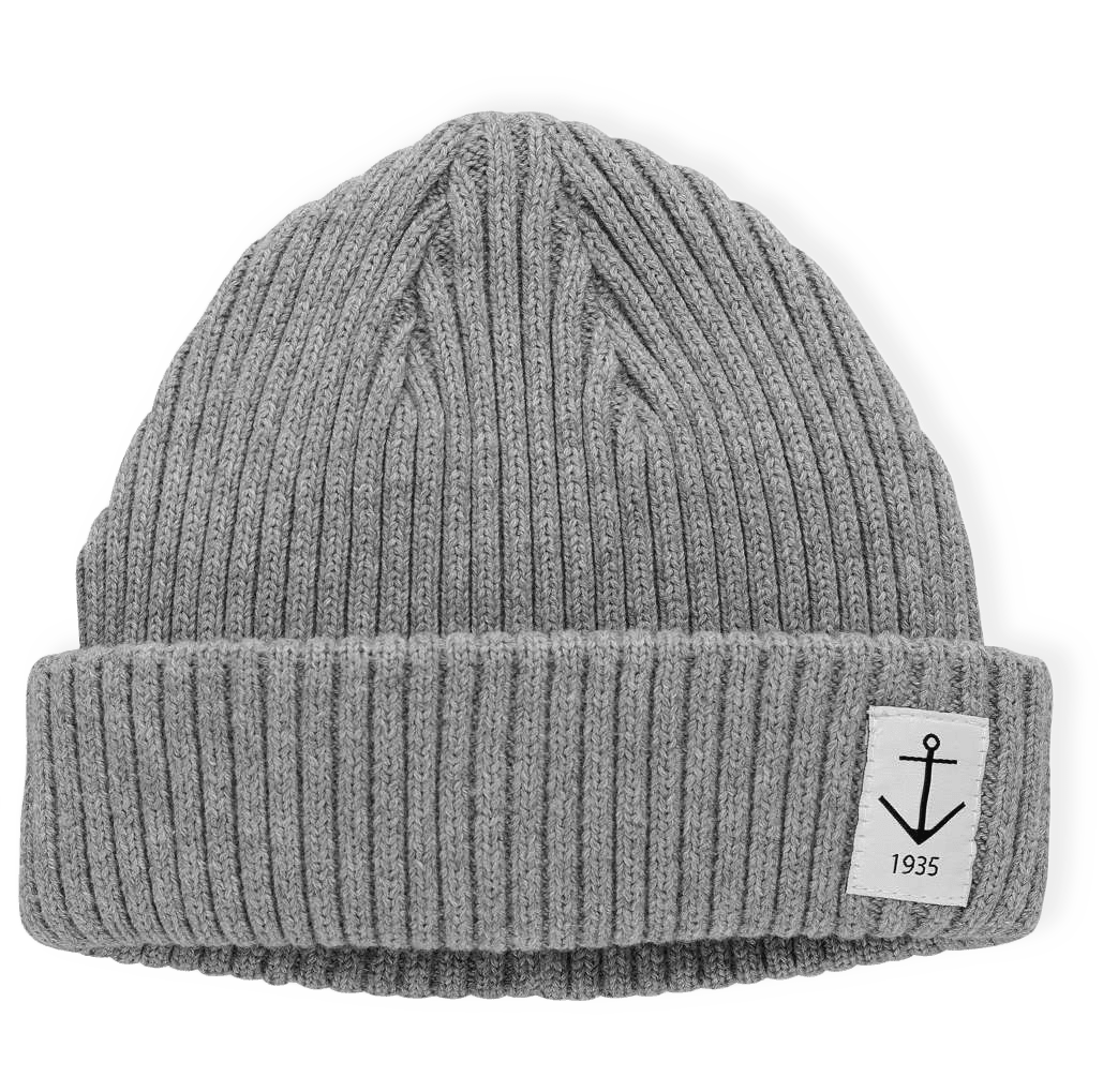 Ekologisk Bomull, Beanie Mössa, Smula, Grå från Resteröds