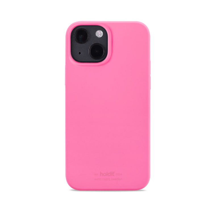 ahlens.se | Phone case Silicone iPhone 13, iPhone 13, Bright Pink