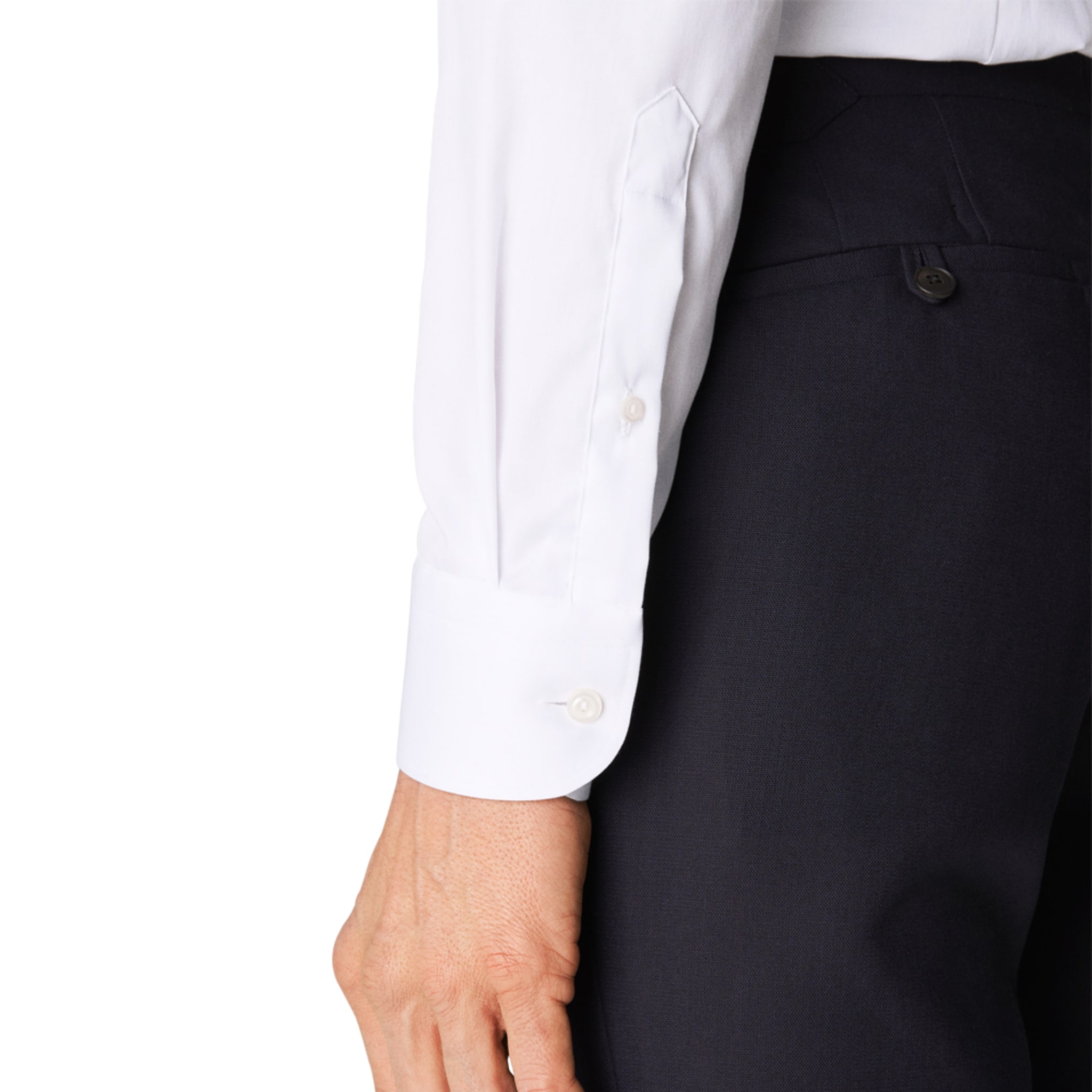 Signature Twill-skjorta Slim Fit, white