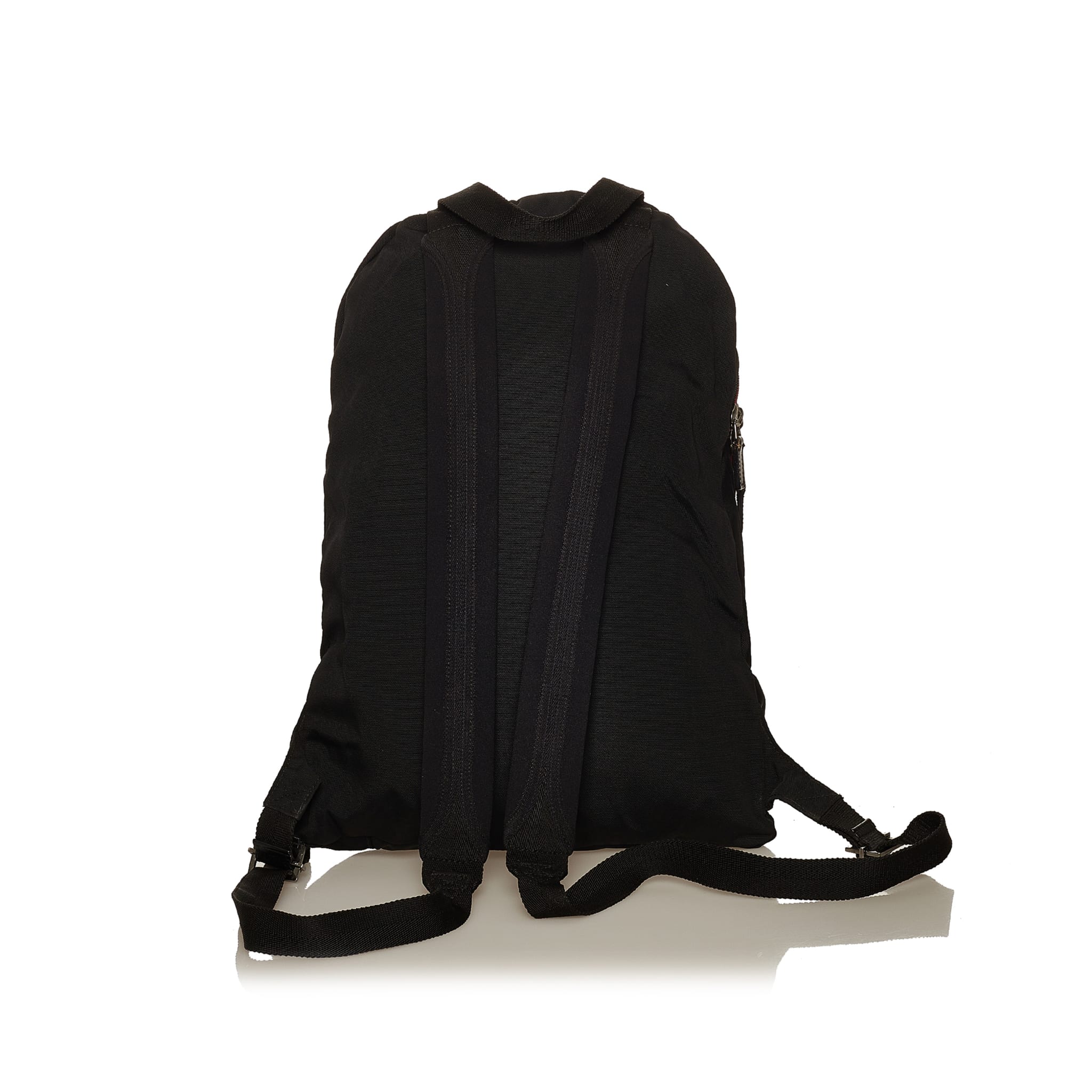 Gucci Web Nylon Backpack, ONESIZE, black