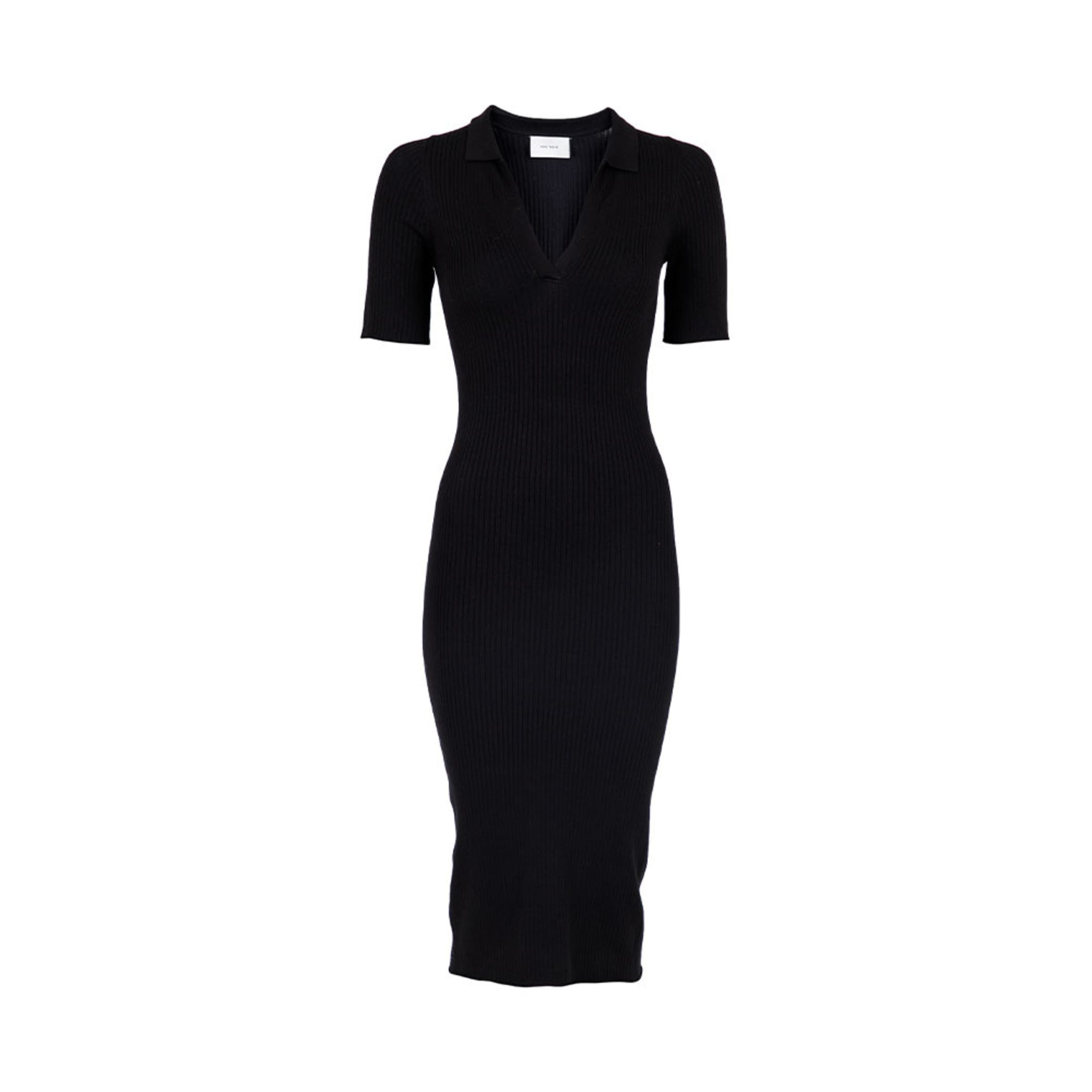 TINE KNIT DRESS i Black från Neo Noir 