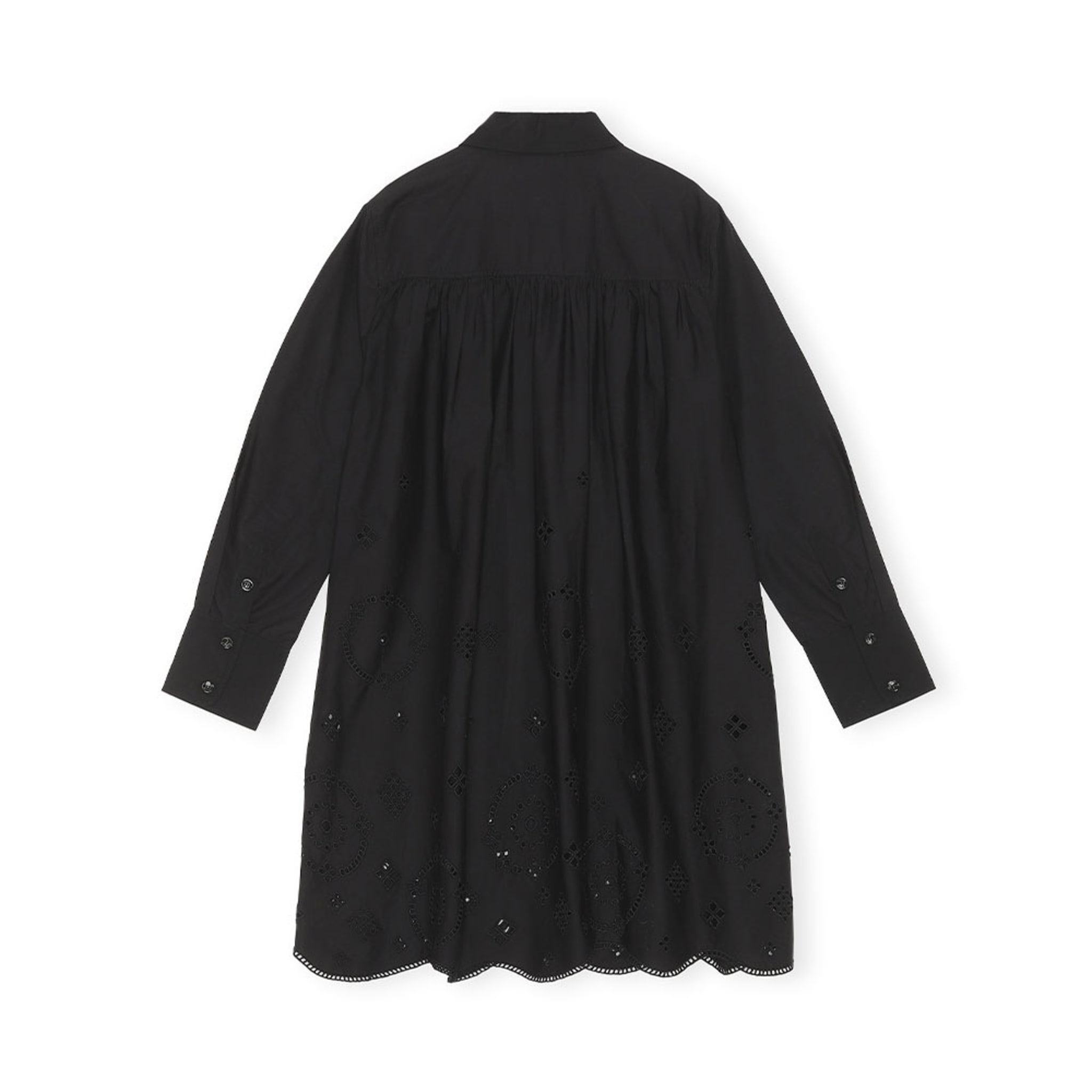 Mini Shirt Dress, Black