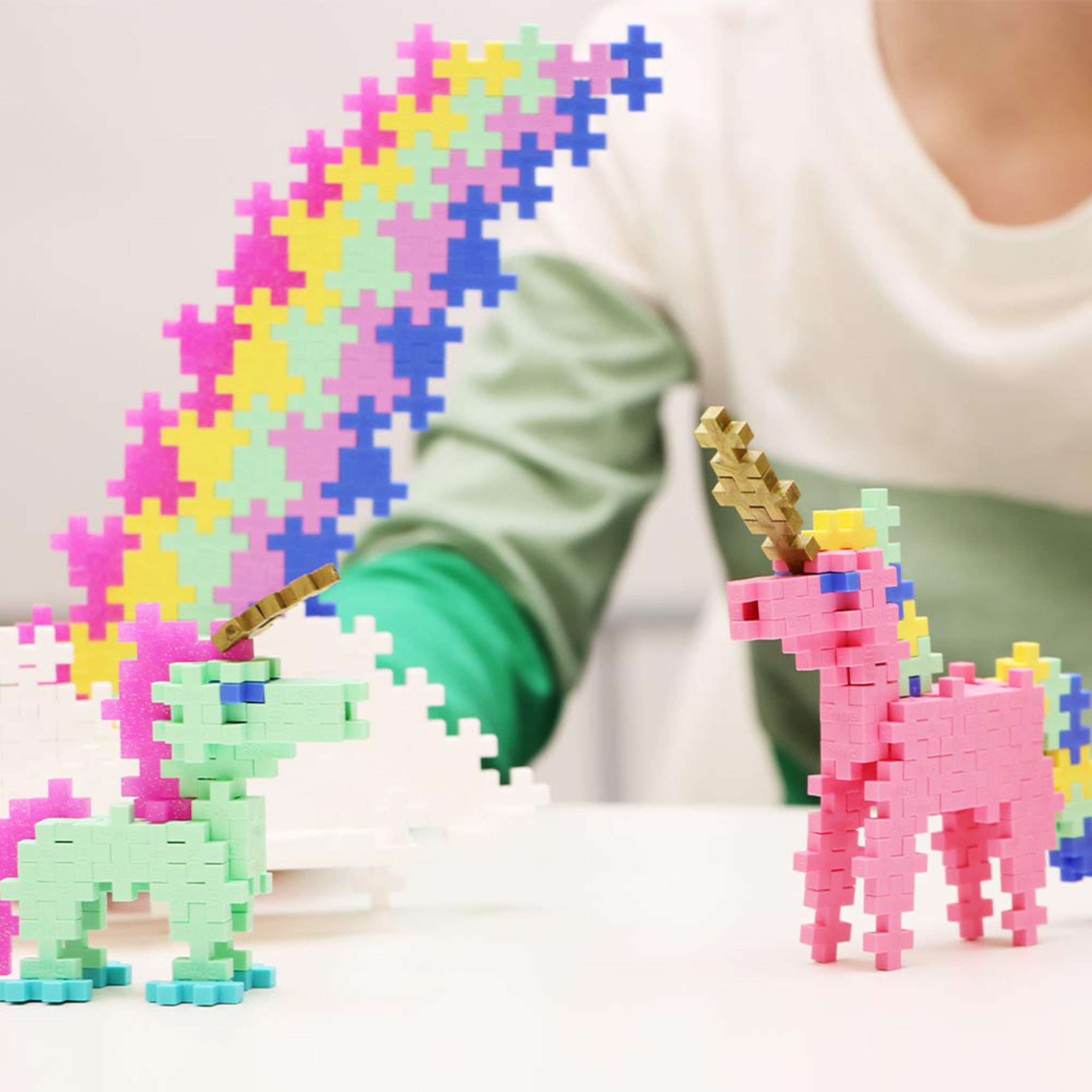 PLUS PLUS Learn to Build Unicorns 275pcs från PLUS PLUS Åhlens