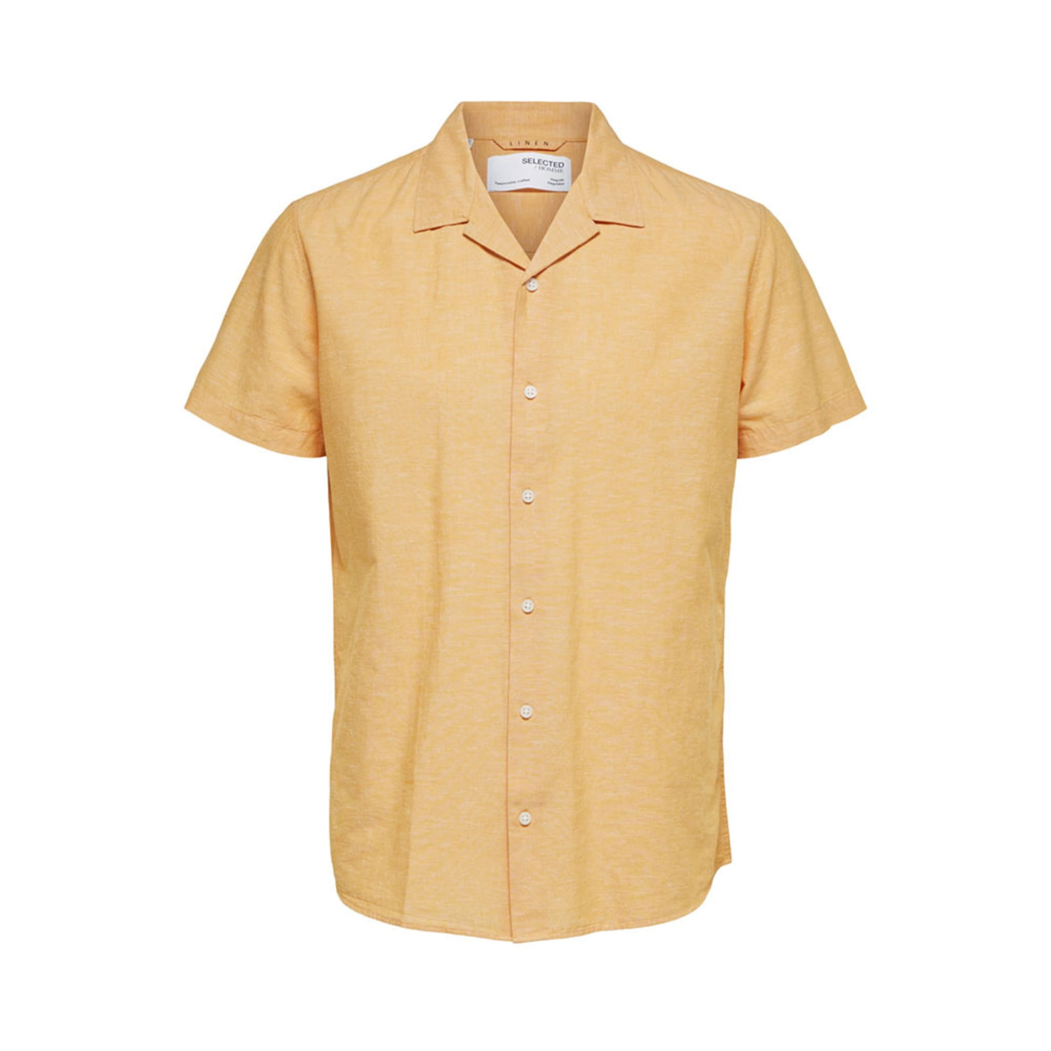 Linen Shirt Resort W, Apricot