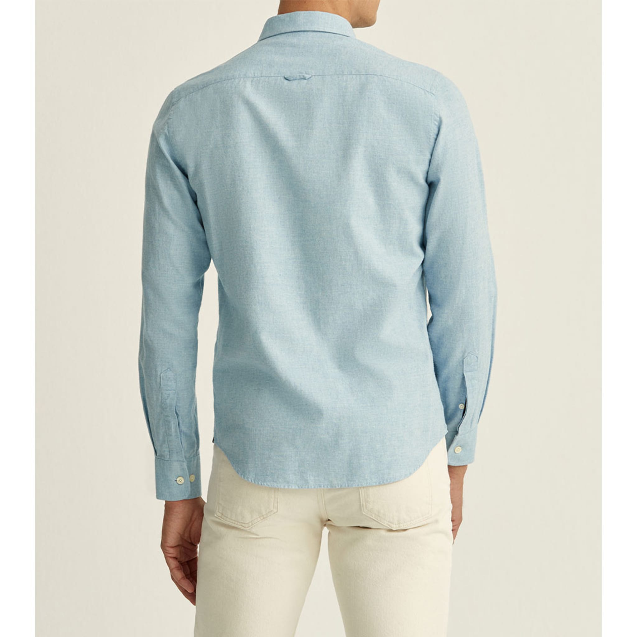 Watts Flannel Shirt, Light Blue