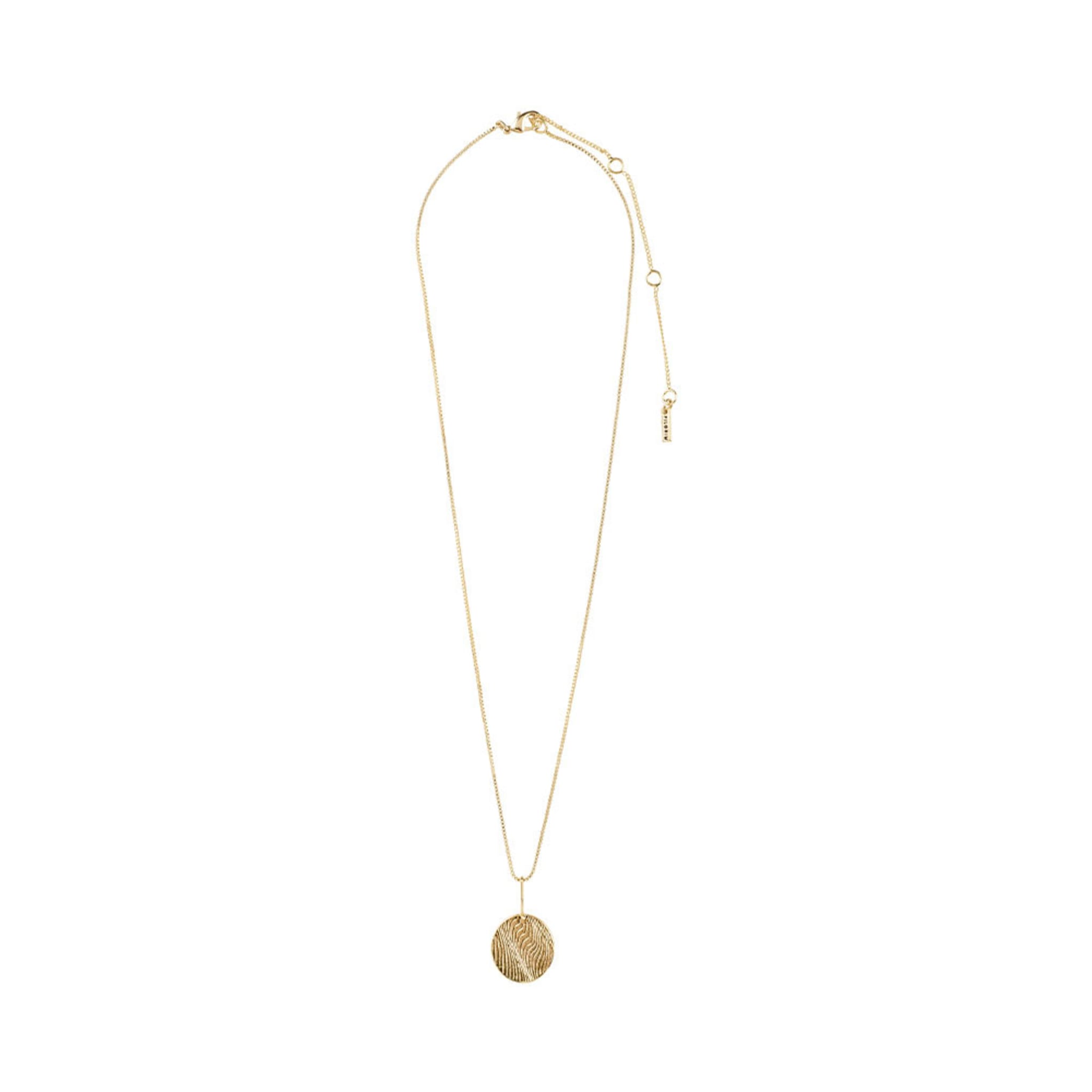  LOVE coin Necklace, ONE SIZE, Gold