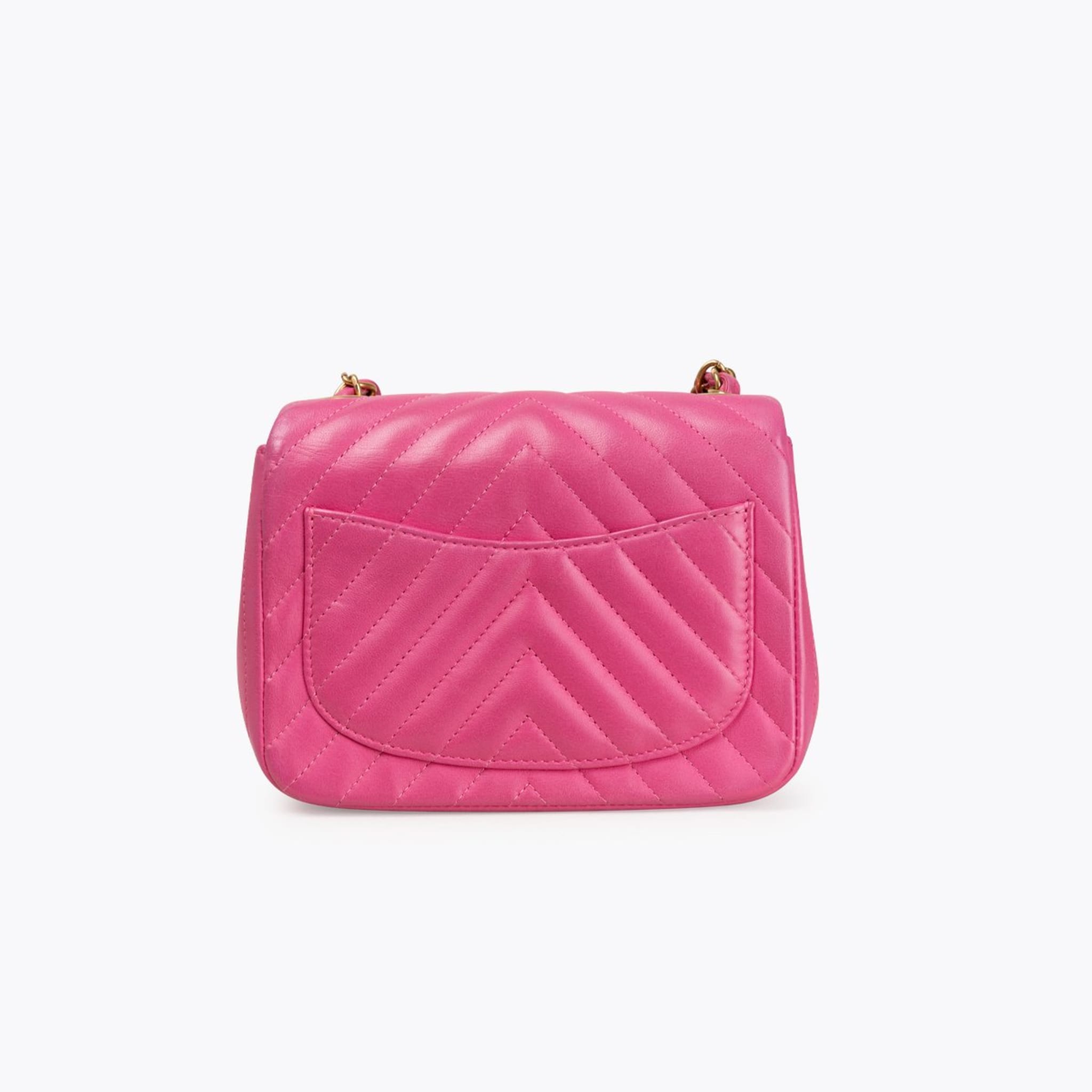 Chanel Chevron Mini Square Flap Bag