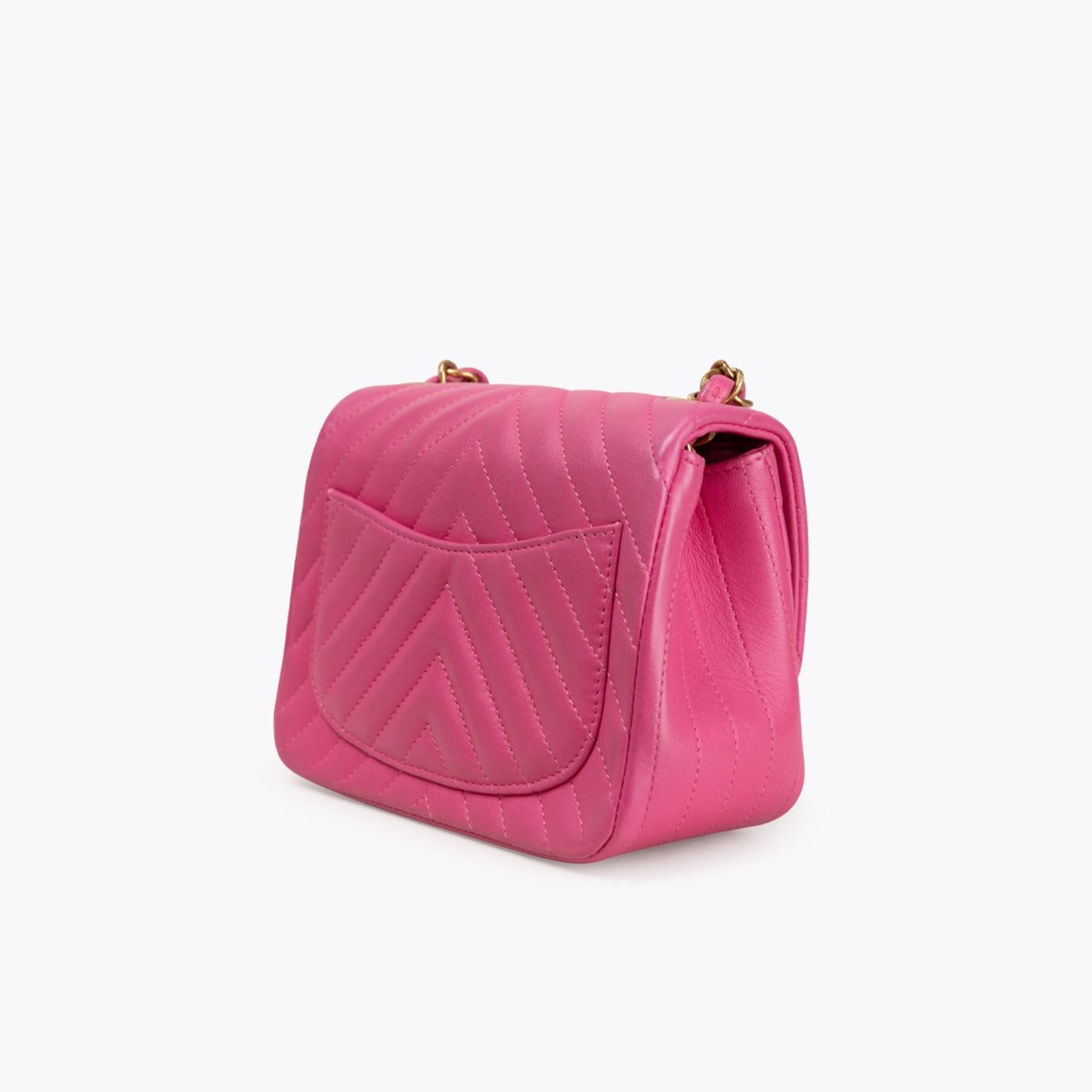 Chanel Chevron Mini Square Flap Bag