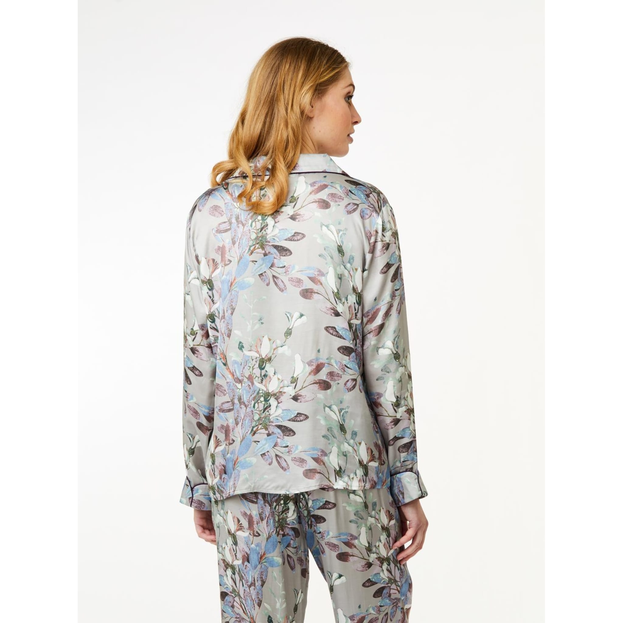 Josephine Pajamas Shirt, opal gray