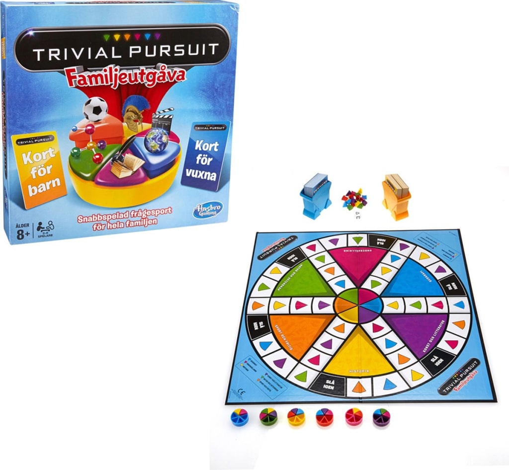 Hasbro Trivial Pursuit Family Edition Spel, Flerfärgad, En Storlek