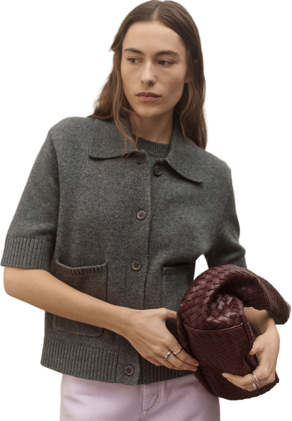 Carin Wester Kortärmad cardigan EMANA