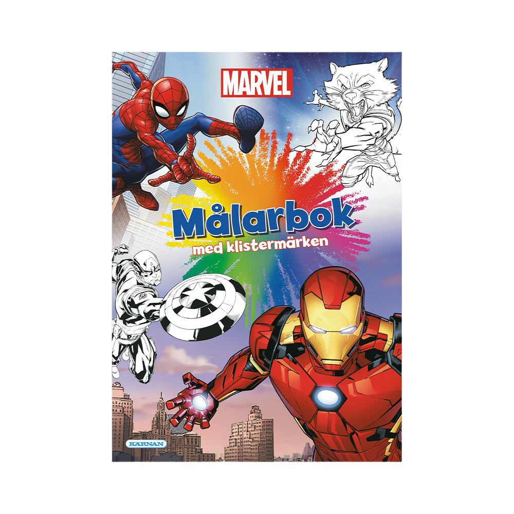 Marvel målarbok