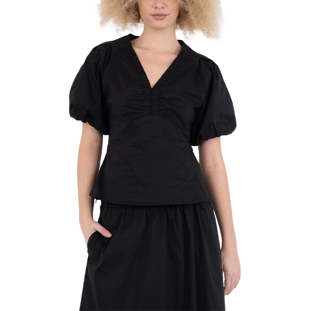 Neo Noir Irina Poplin Blouse